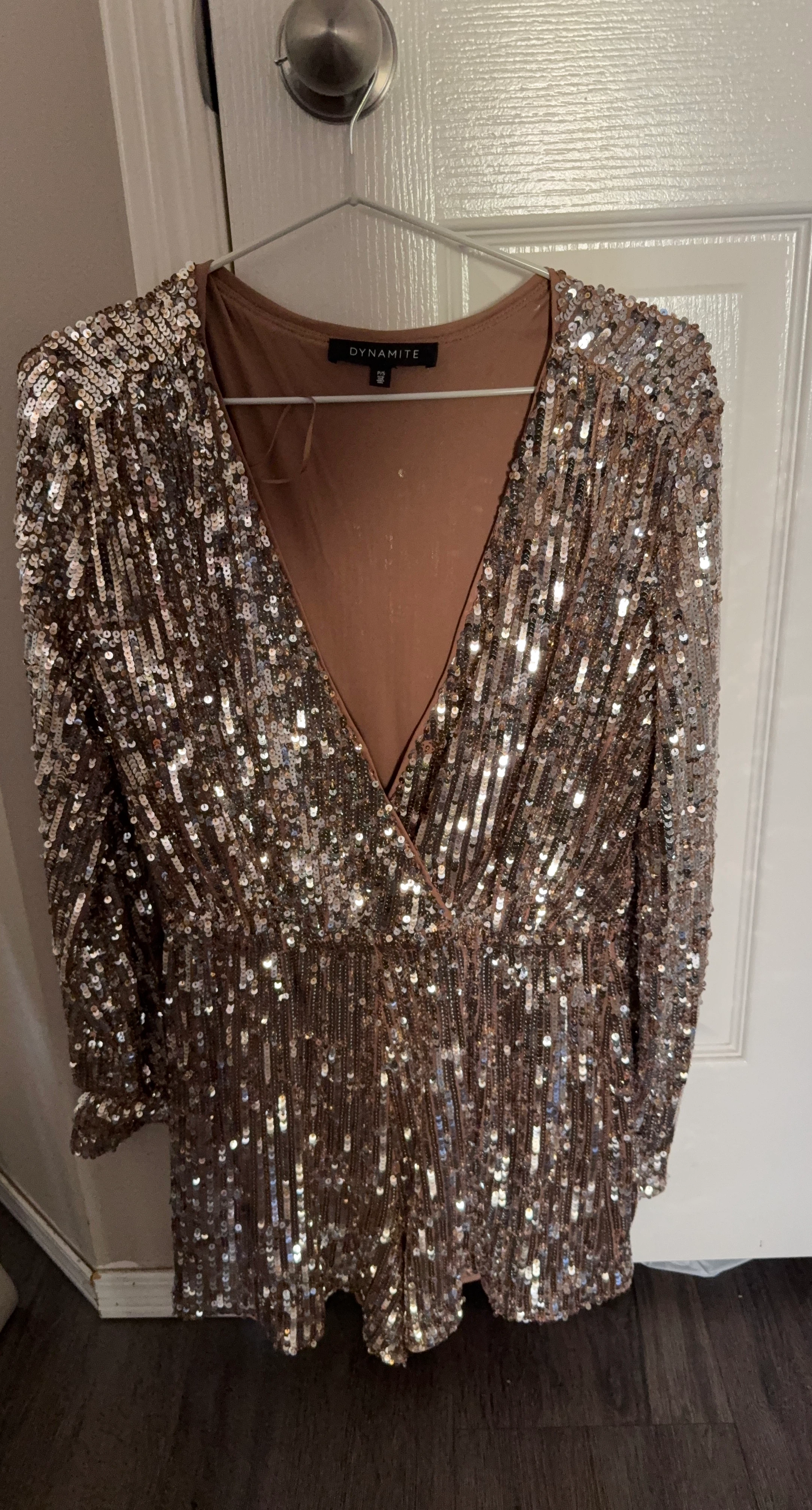 Dynamite Sequin Romper