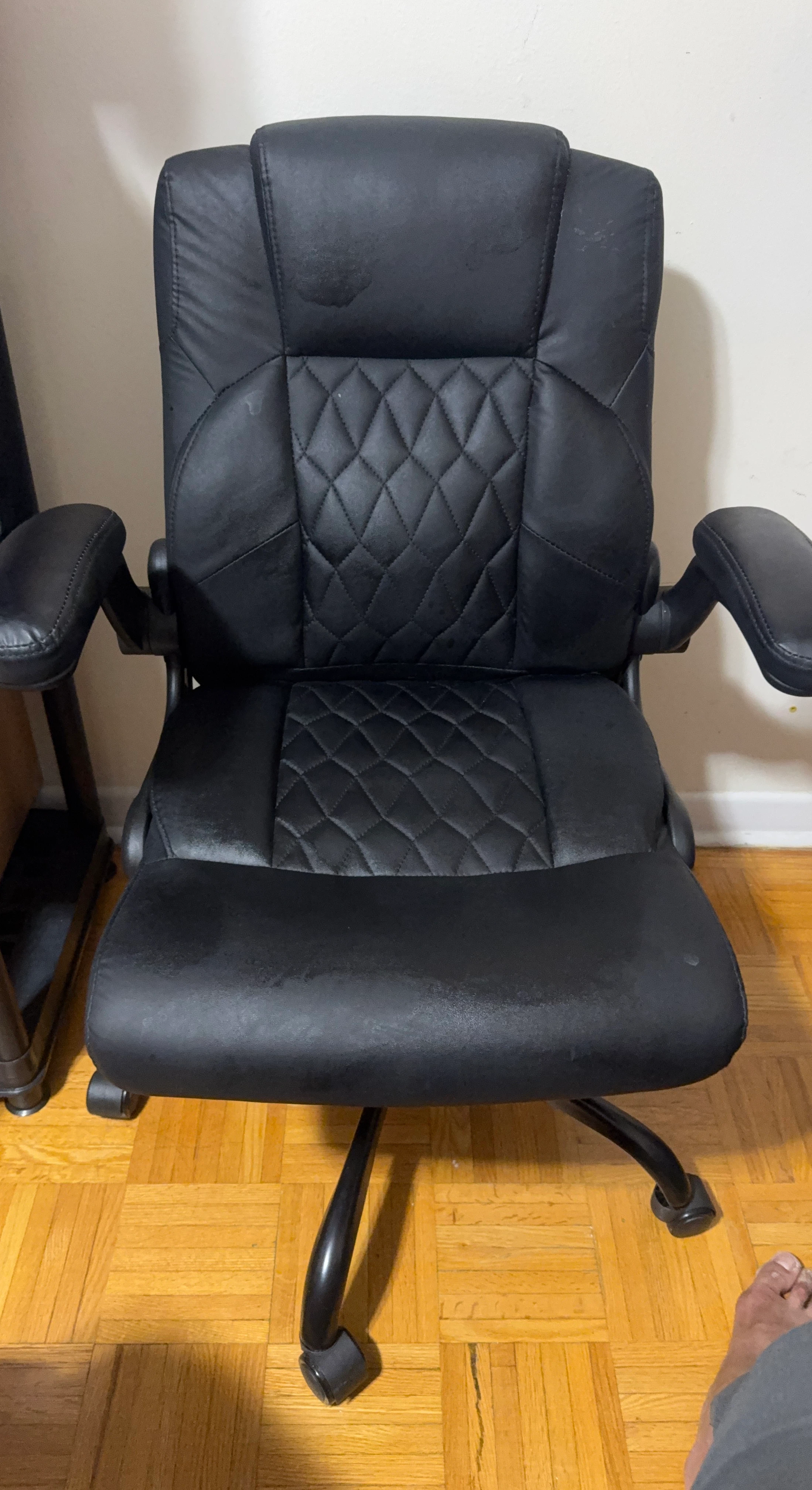 Black Quilted Office Chair