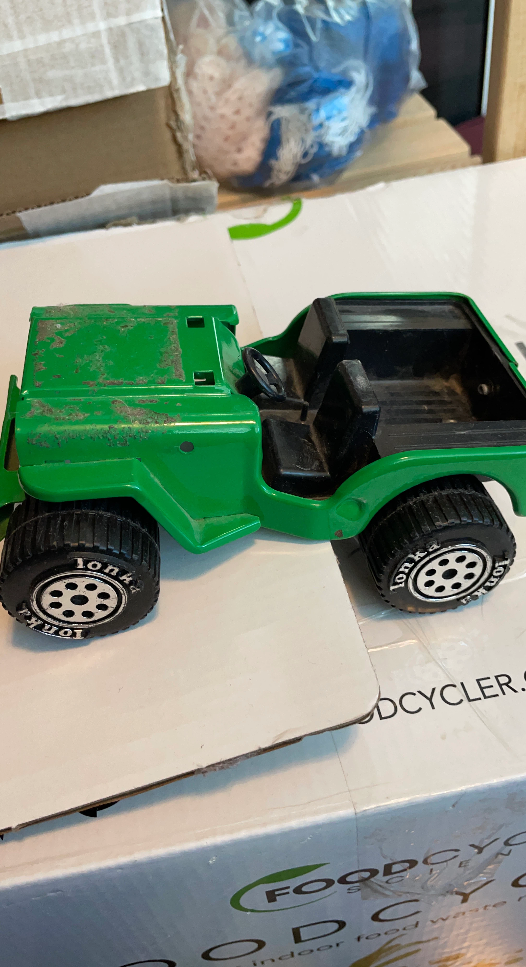 Vintage Tonka Jeep Toy