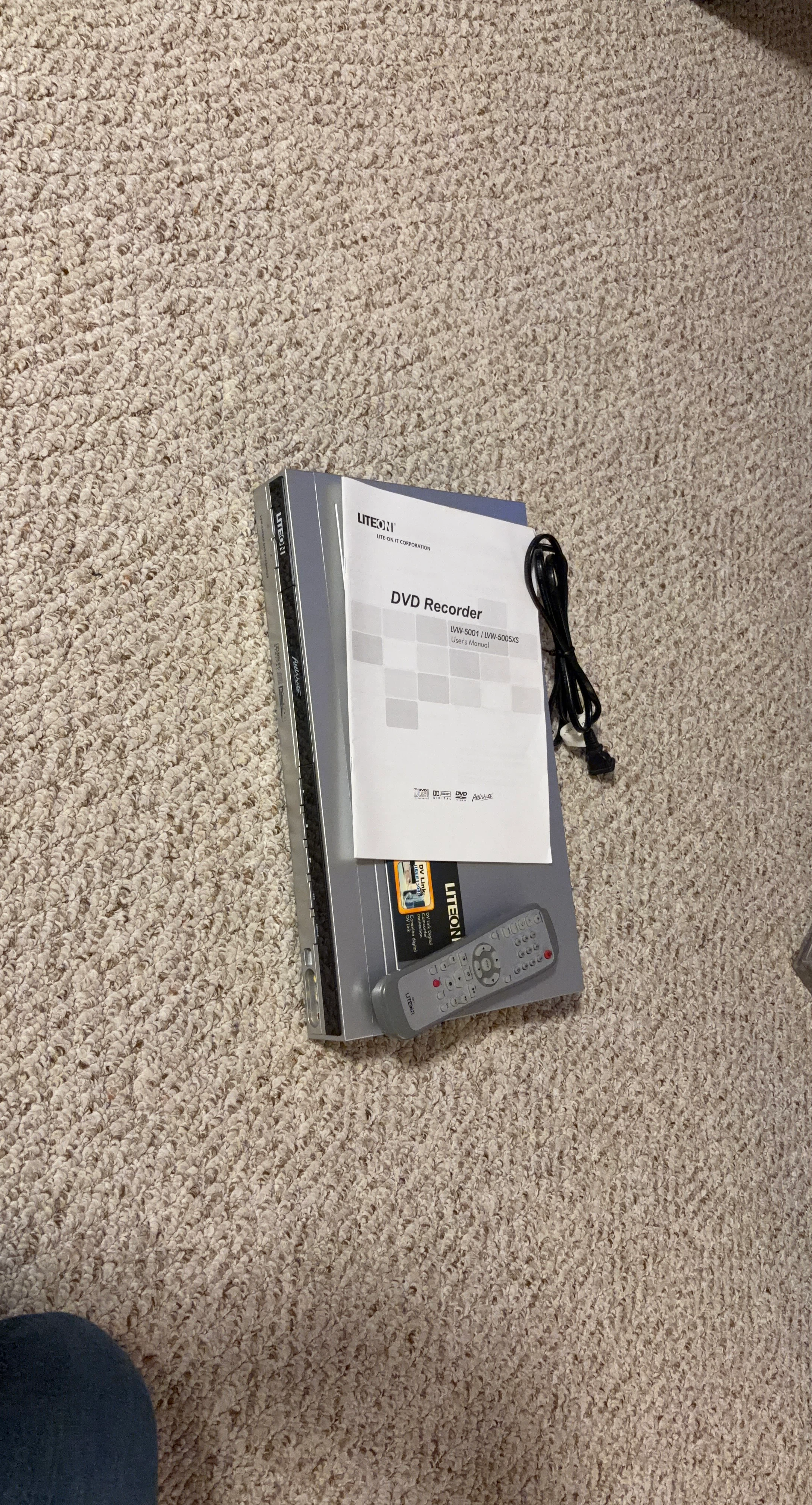 Lite-On LVW-5001/5005XS DVD Recorder