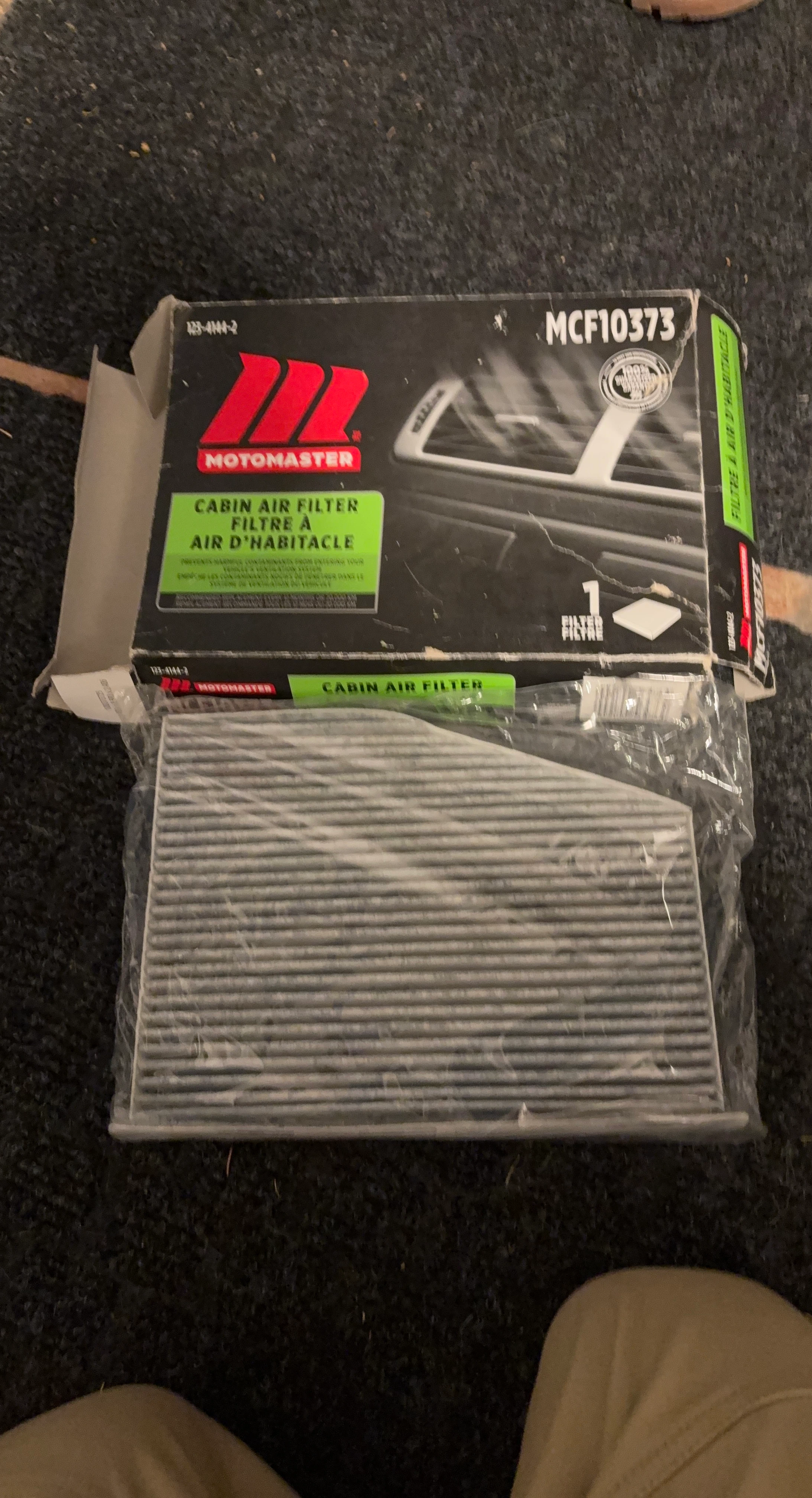 MotoMaster Cabin Air Filter MCF10373