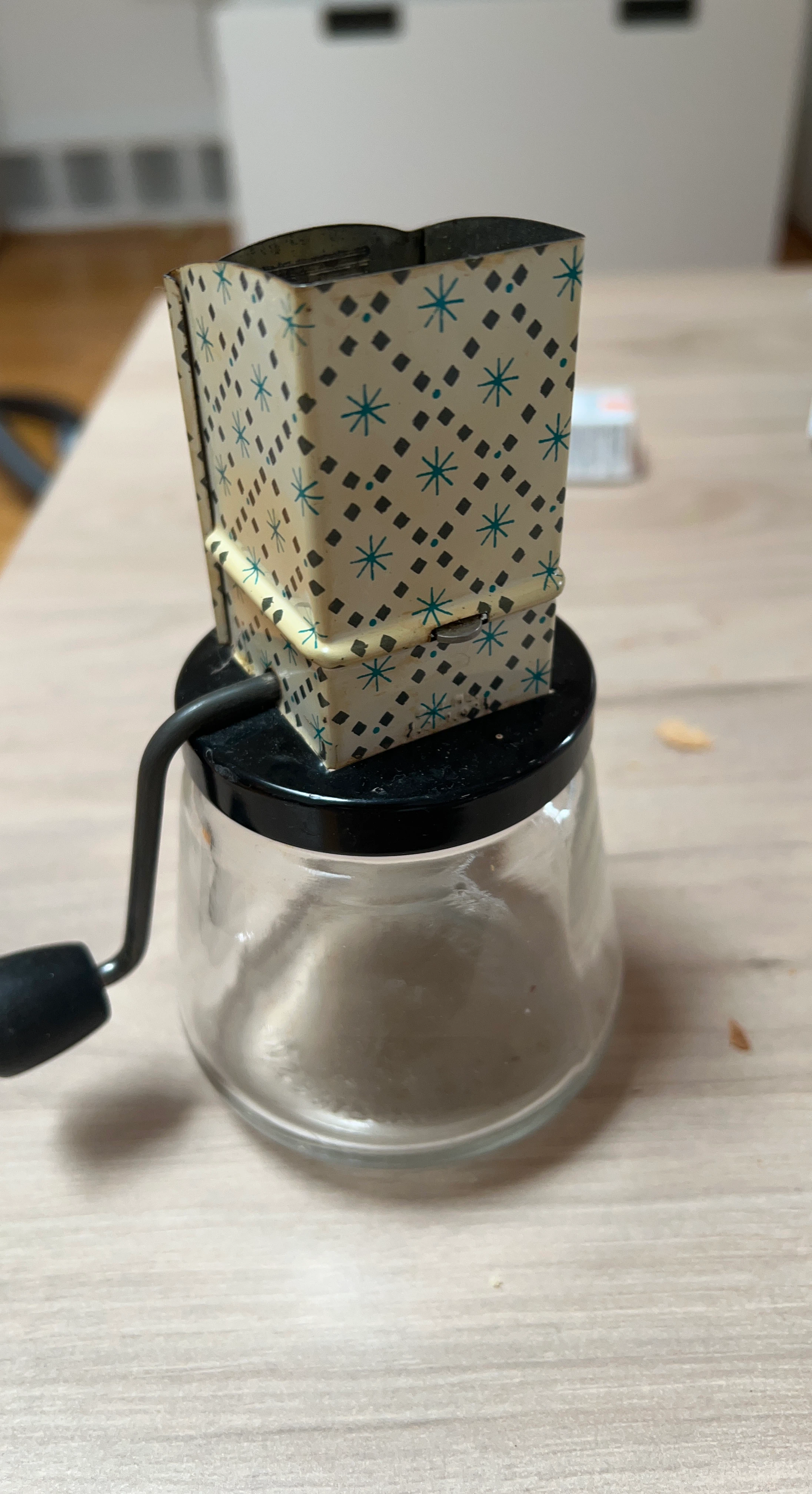 Vintage Hand-Crank Nut Grinder