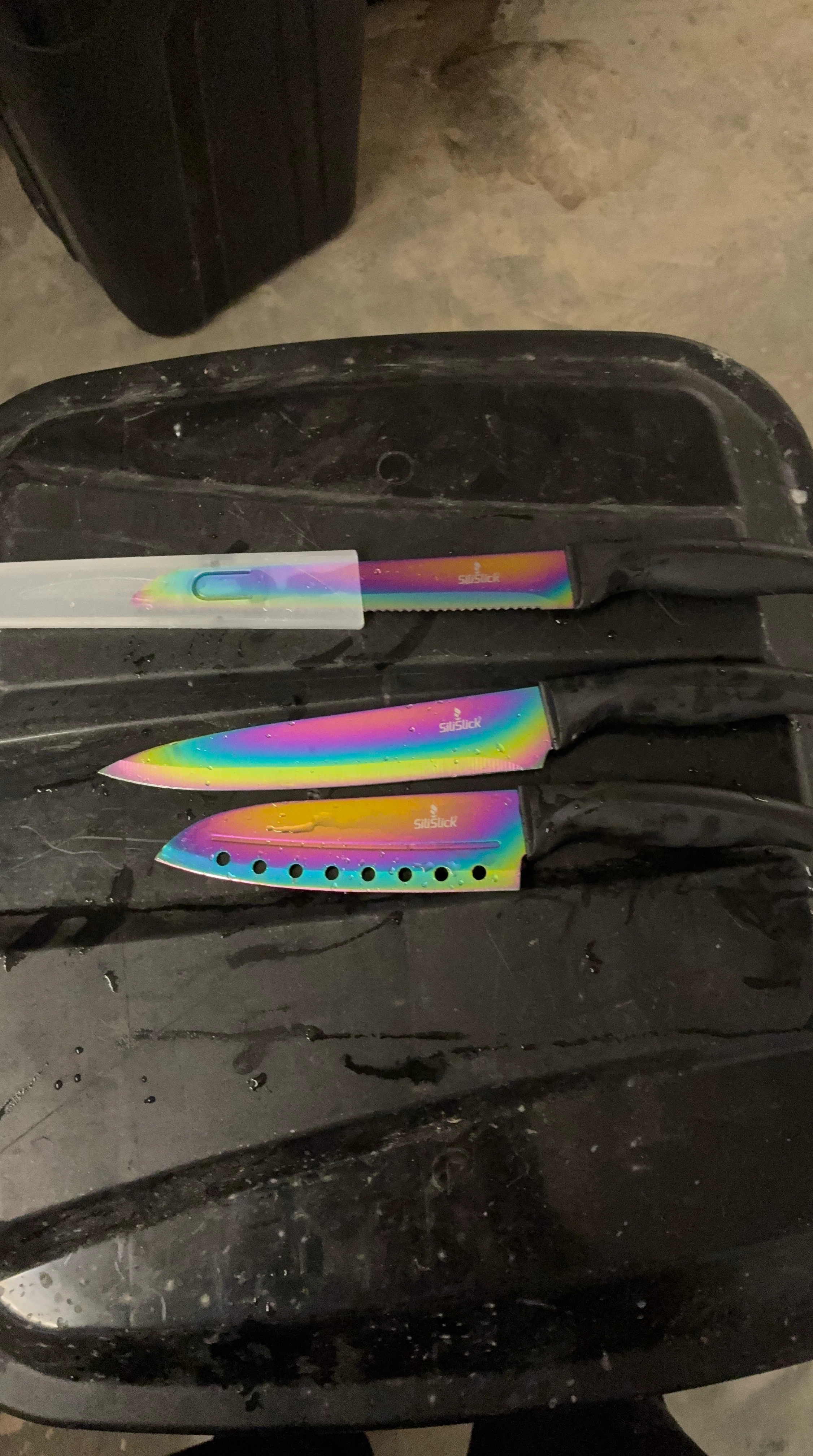 SiliSlick Rainbow Knife Set