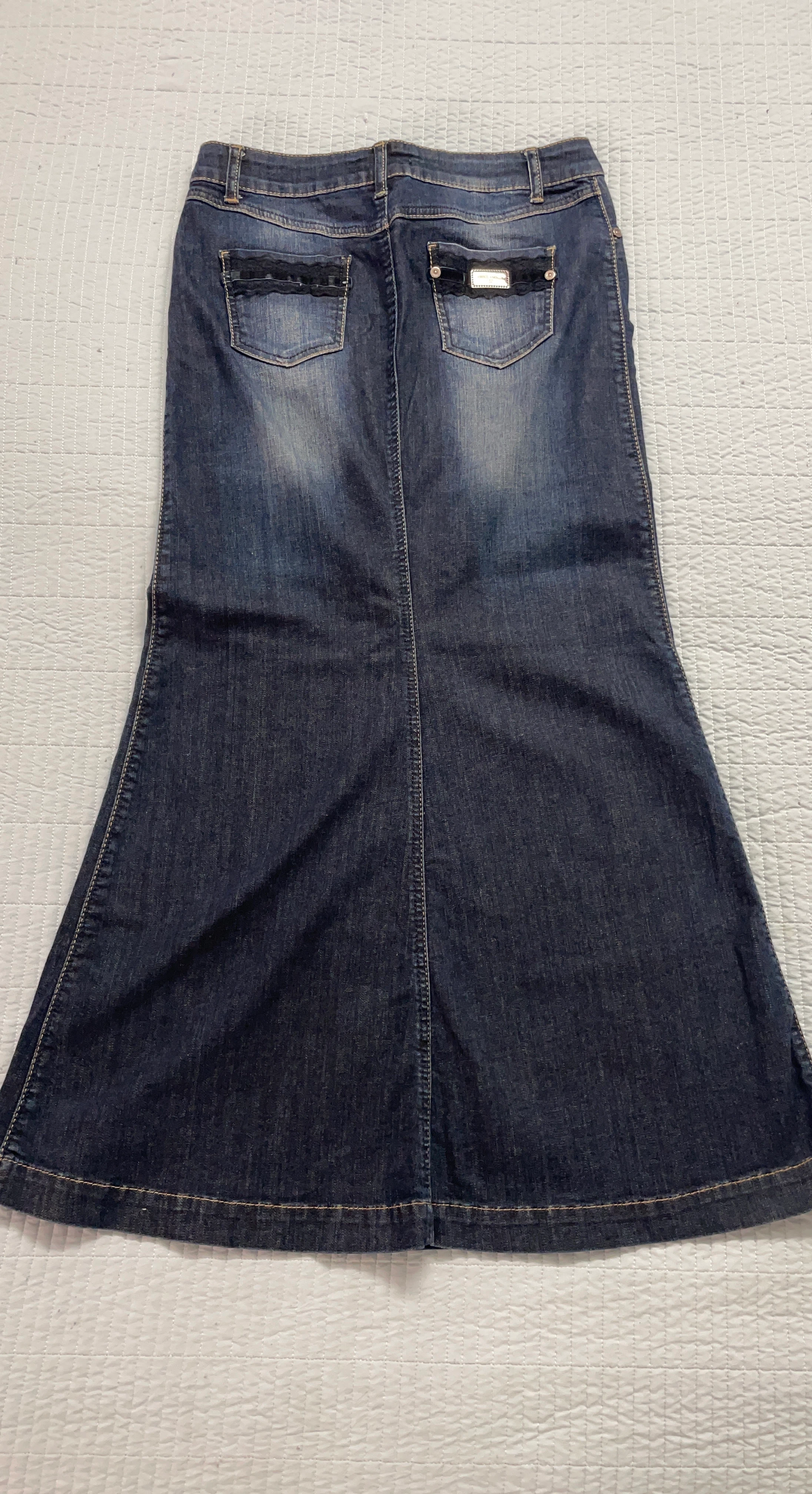 AMNE & AMNUN Denim Maxi Skirt