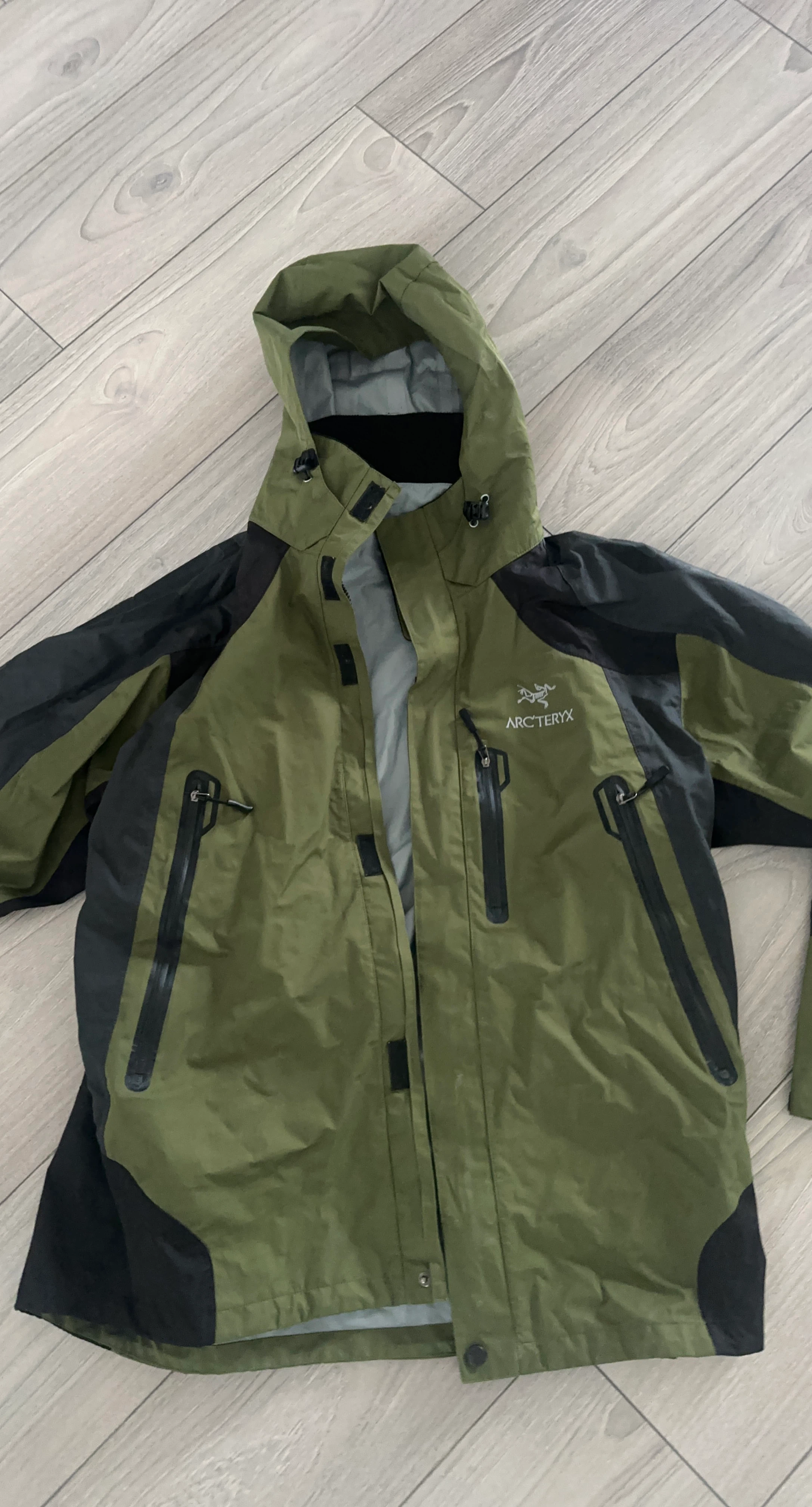 Arc'teryx Olive and Black Jacket
