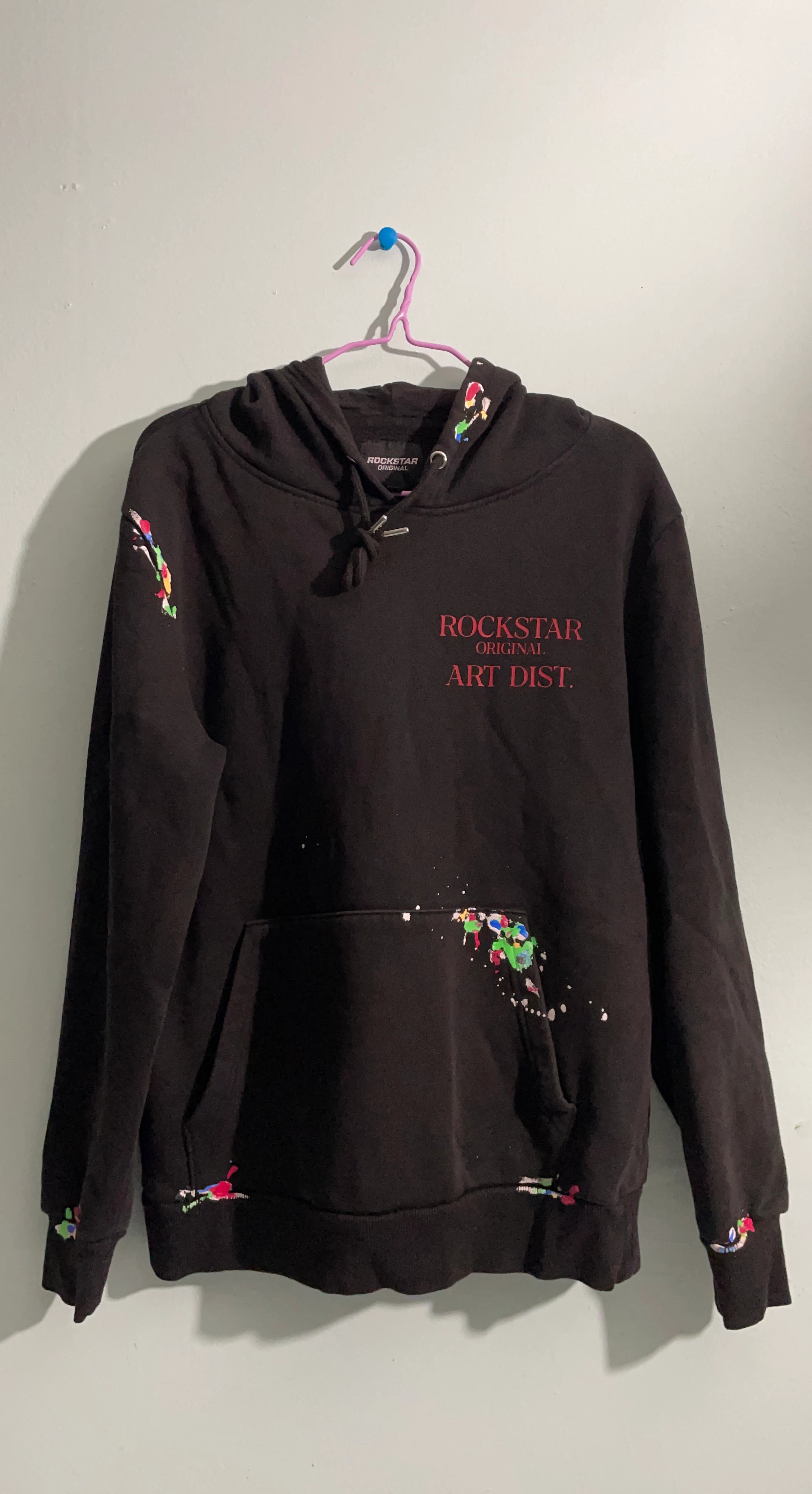 Rockstar Original Art Dist. Black Hoodie
