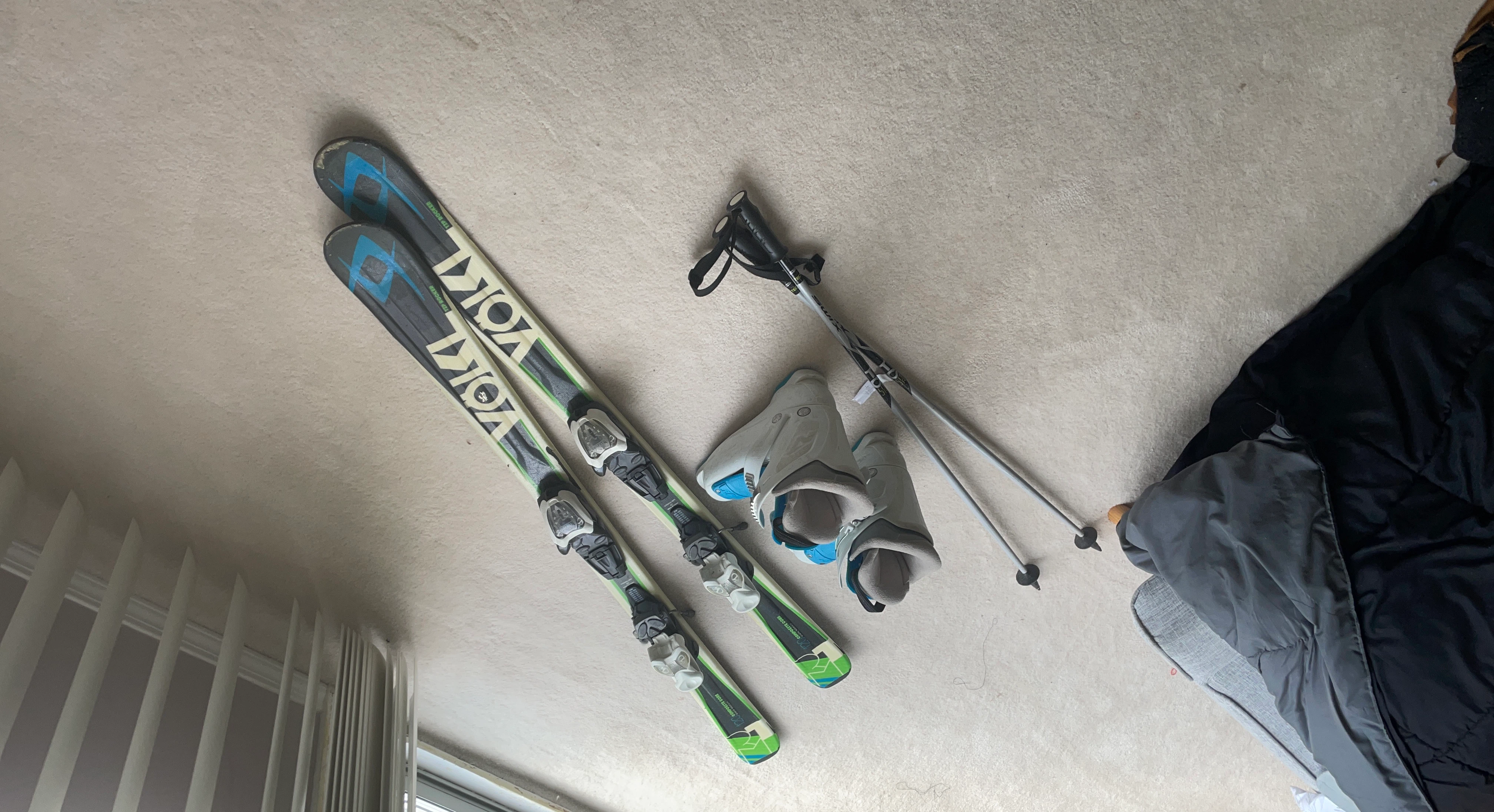 Volkl Skis with Nordica Boots and Poles
