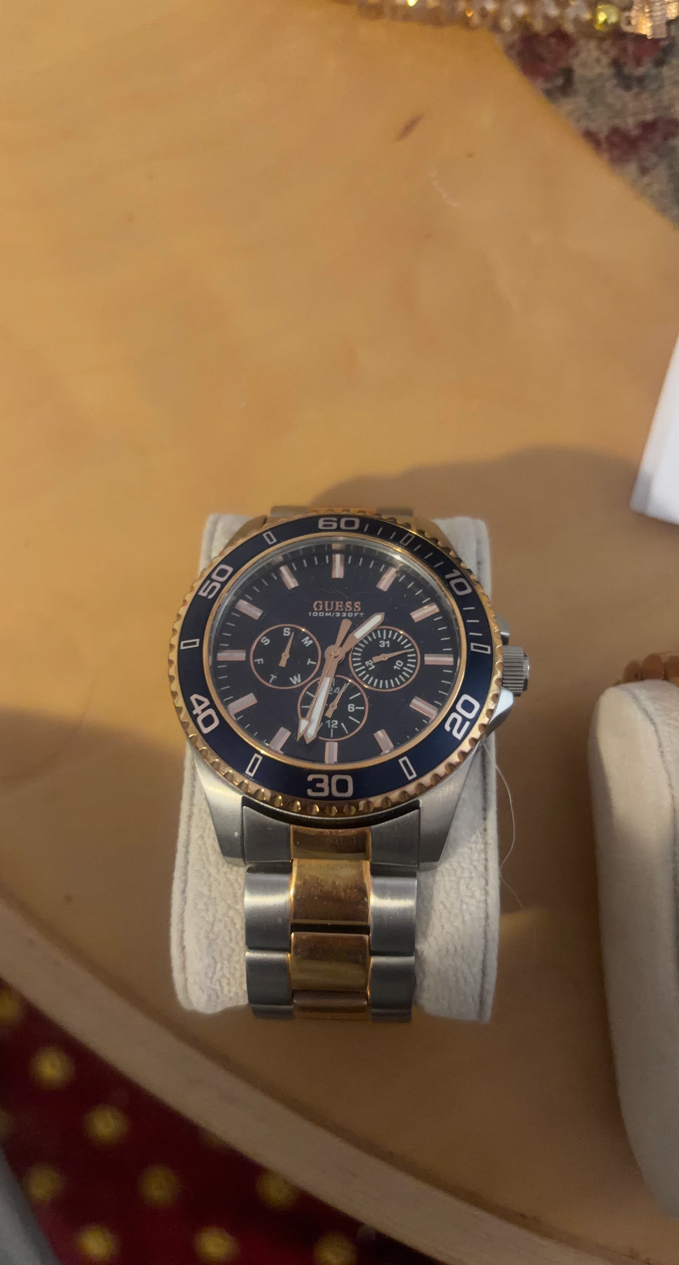 Guess Two-Tone Chronograph Watch