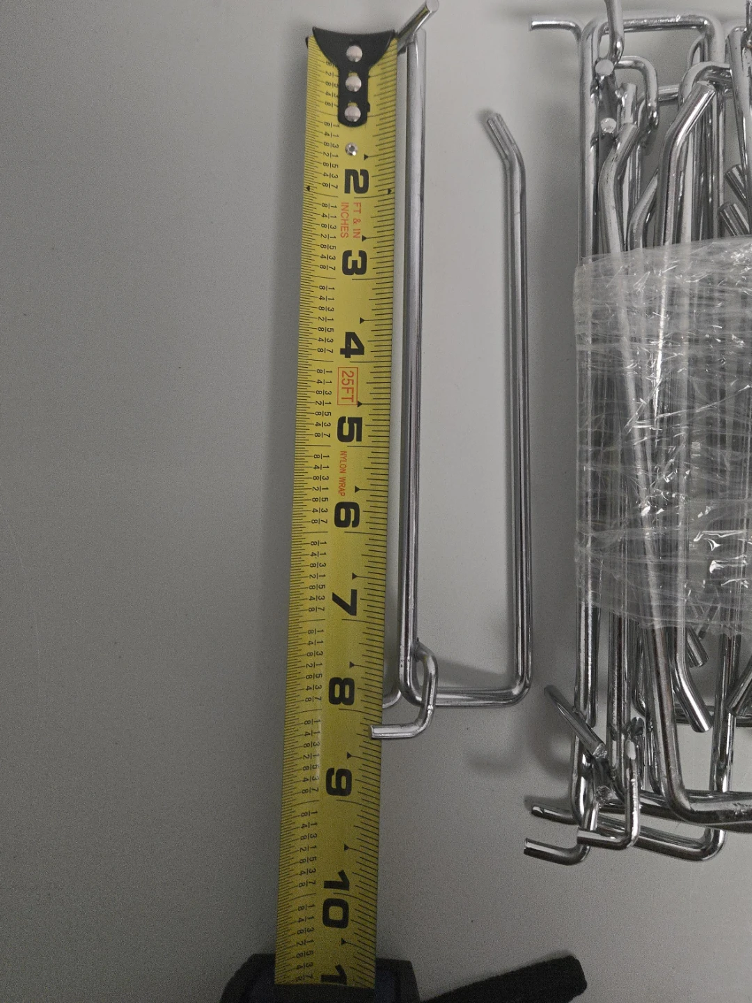 Chrome Pegboard Hooks