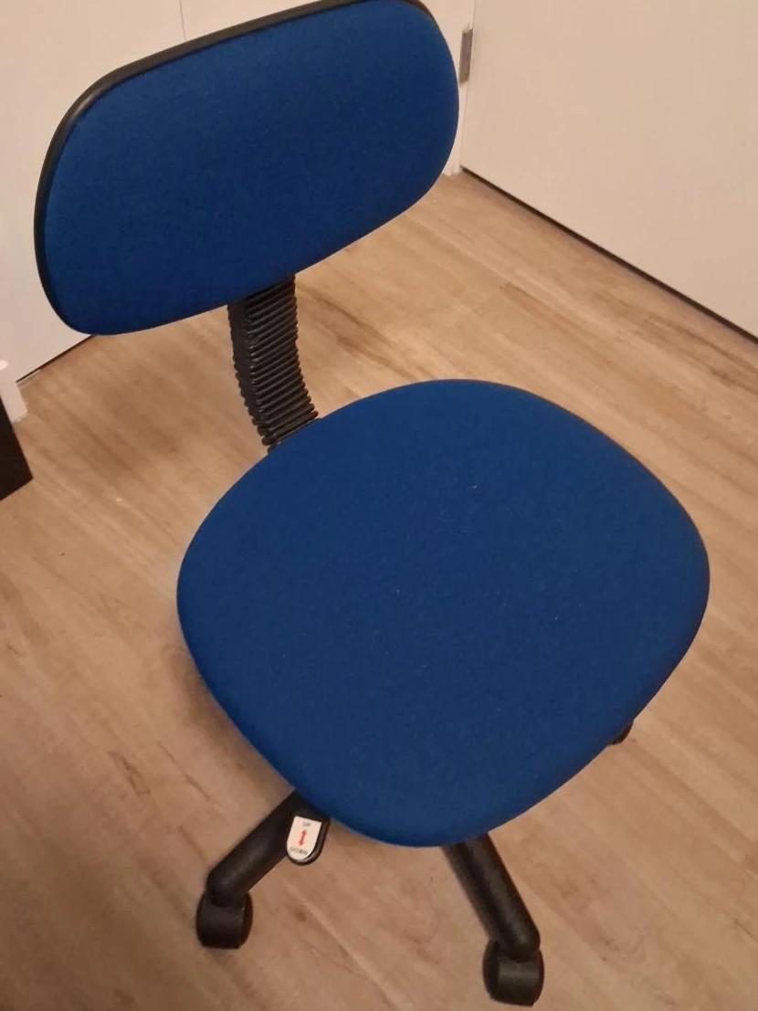 Blue Adjustable Office Task Chair