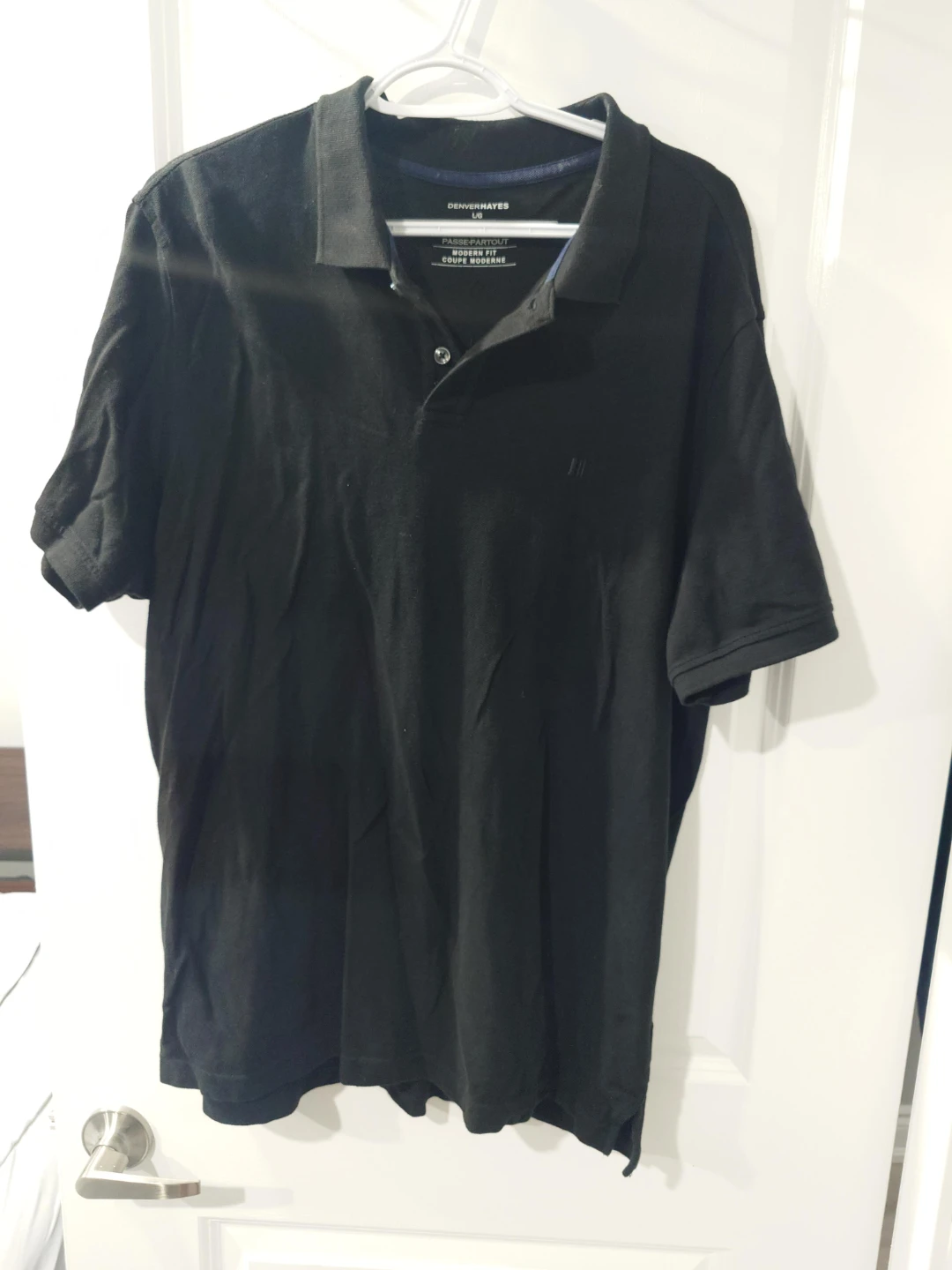 Denver Hayes Black Polo Shirt