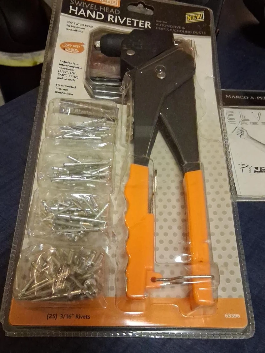 Swivel Head Hand Riveter Tool Kit