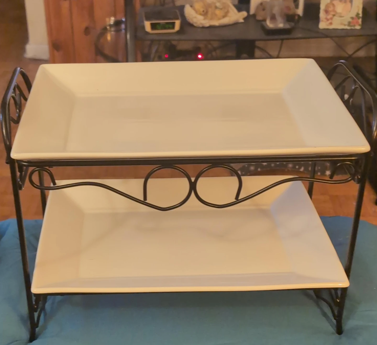 Certified International 2-Tier Serving Stand