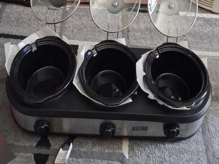 TRU Triple Slow Cooker Buffet Server