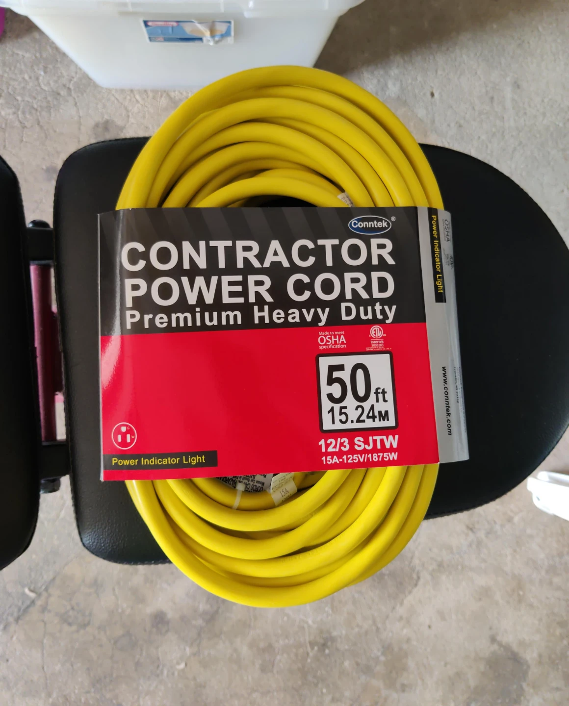 Conntek 50ft Heavy Duty Contractor Power Cord