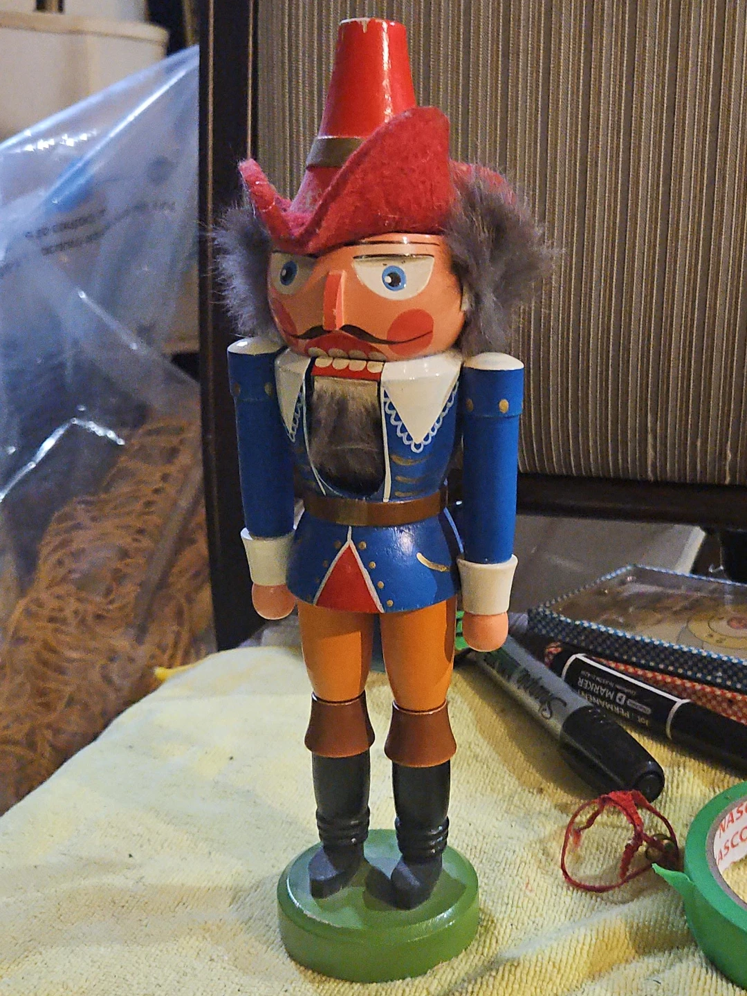 Decorative Wooden Nutcracker Figurine
