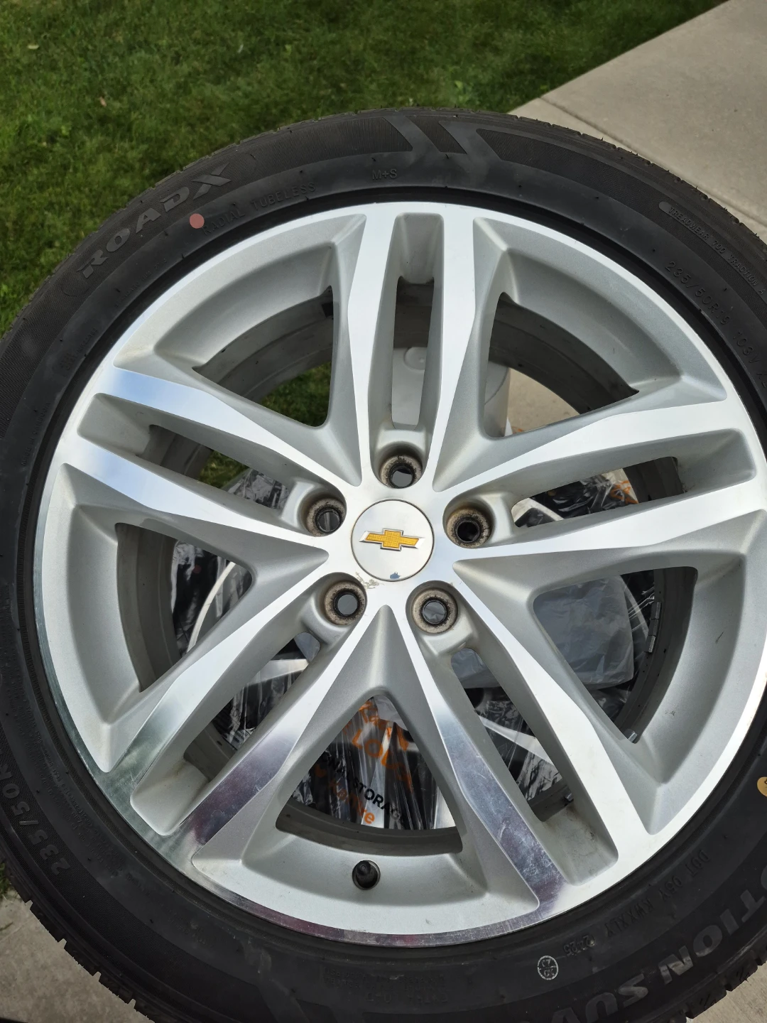 Chevrolet OEM 19-inch Alloy Wheel with New All Season Tire