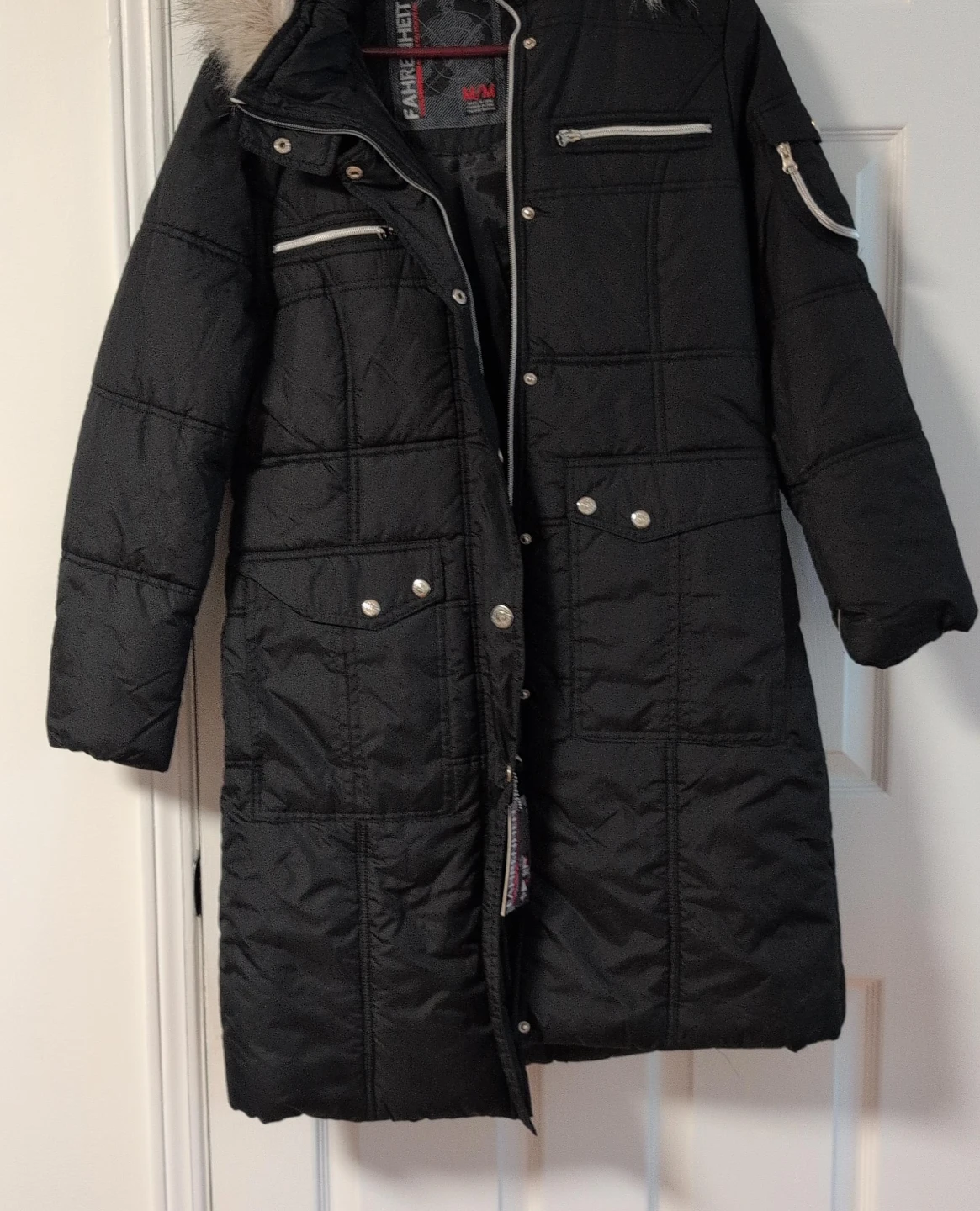 Fahrenheit Black Winter Coat