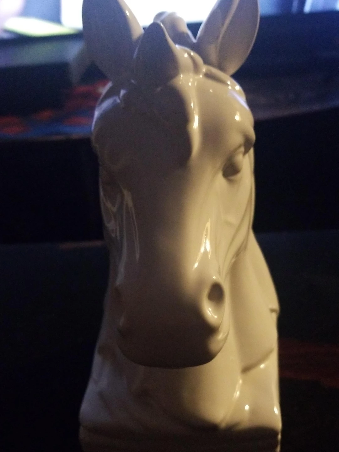 Hometrends White Unicorn Head Decor