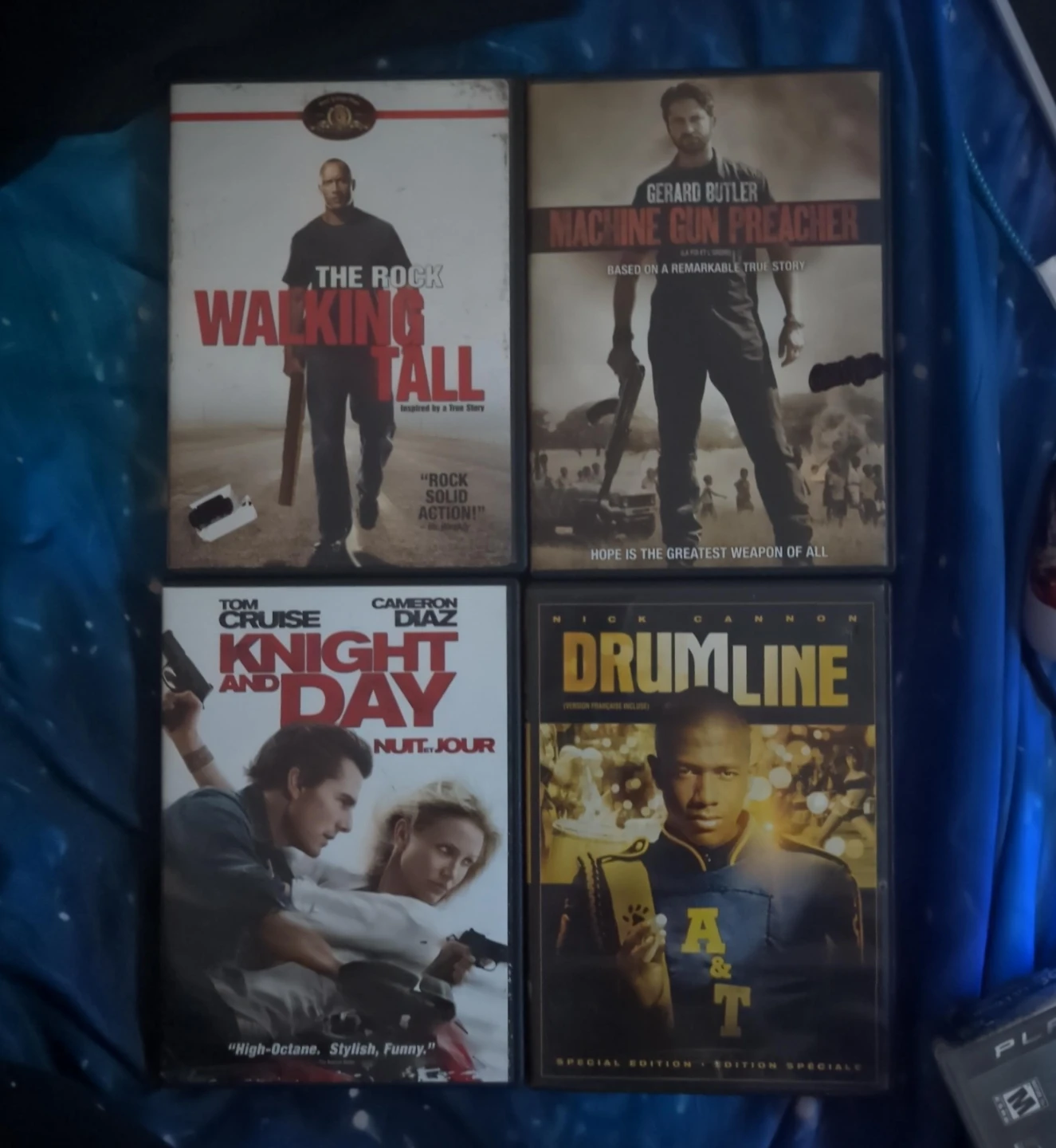 Set of 4 Action and Drama DVDs
