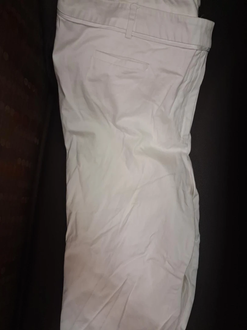 Banana Republic White Chino Pants