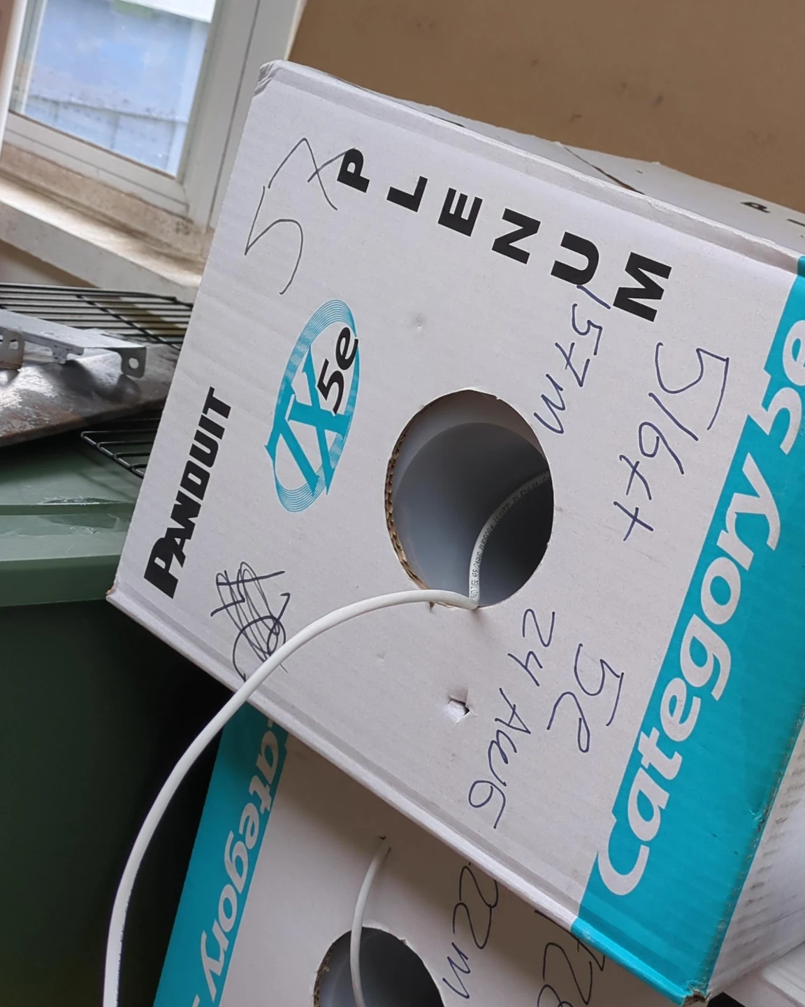 Panduit Cat5e Plenum Cable Box