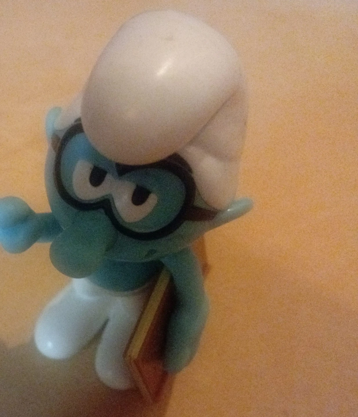 Smurf Figure with Book