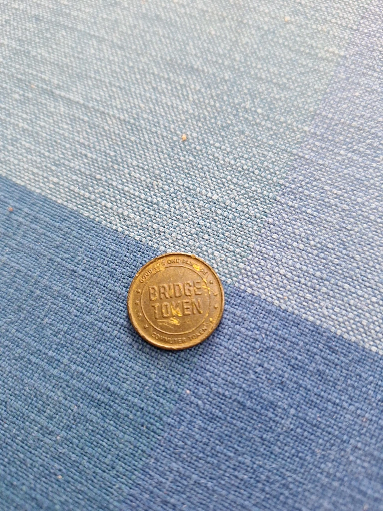 Vintage Delaware River Joint Toll Bridge Token