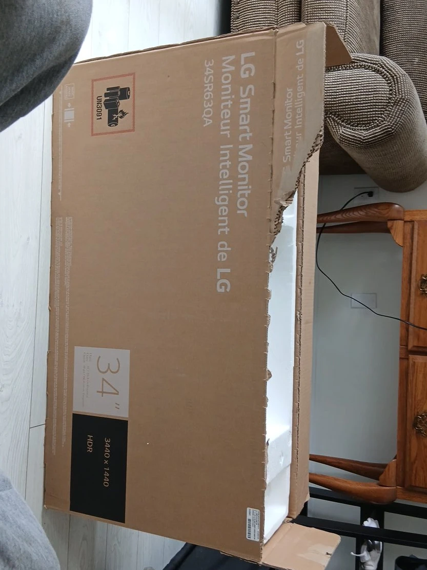 LG 34" Smart Monitor 34SR63QA