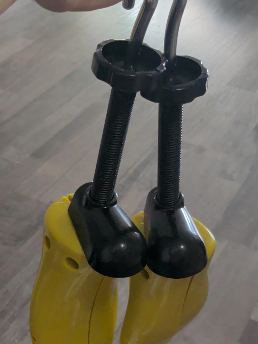 Adjustable Yellow Shoe Trees
