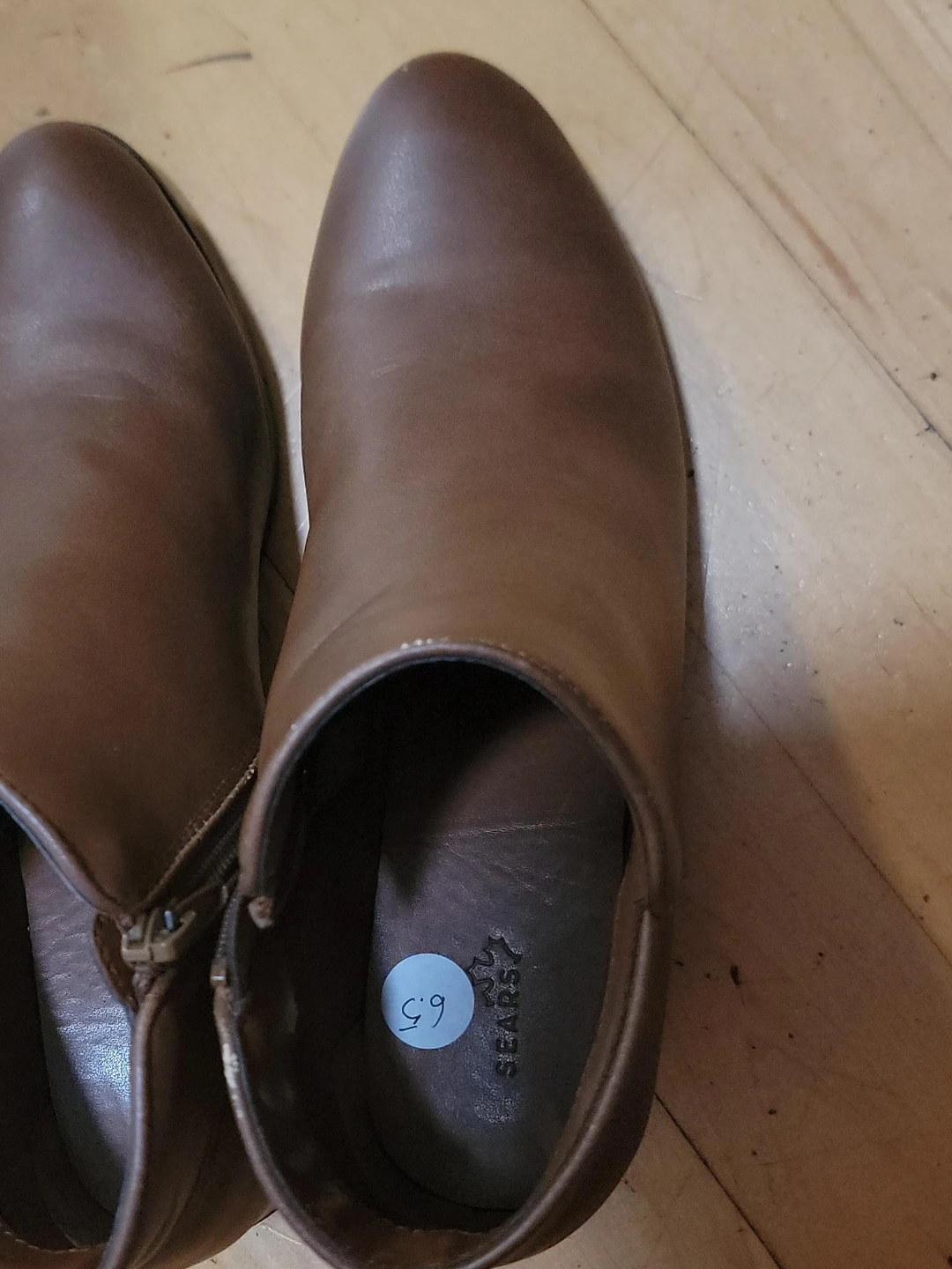 Sears Brown Ankle Boots
