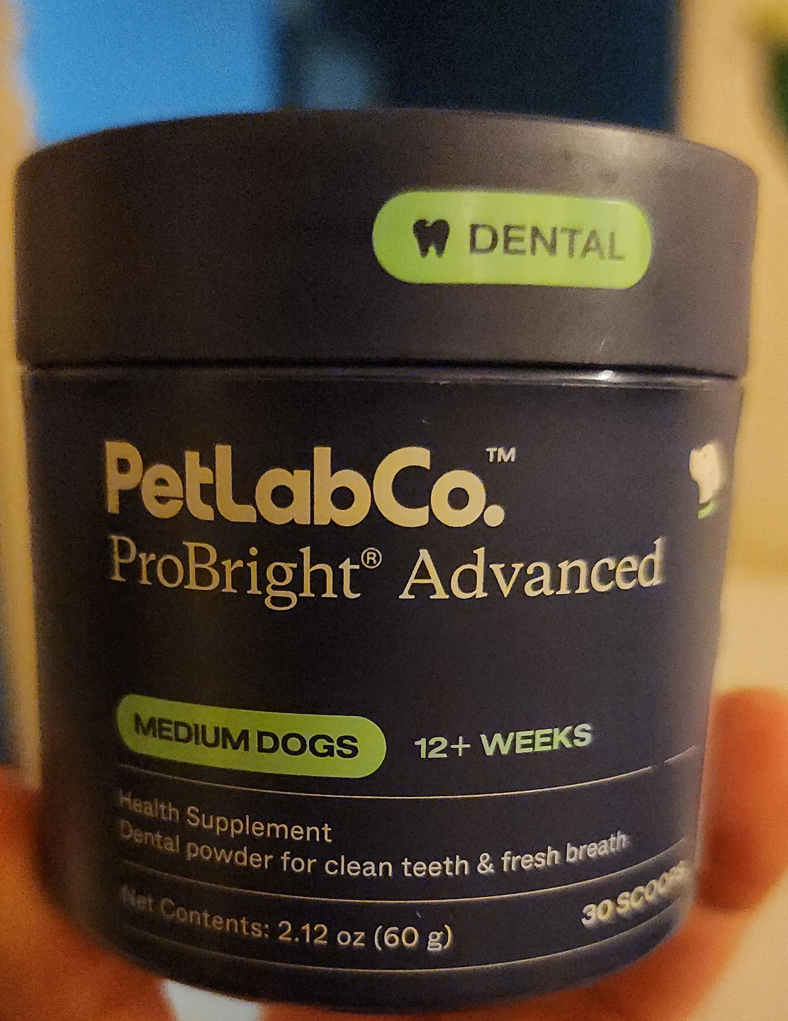 PetLabCo. ProBright Advanced Dental Supplement for Medium Dogs