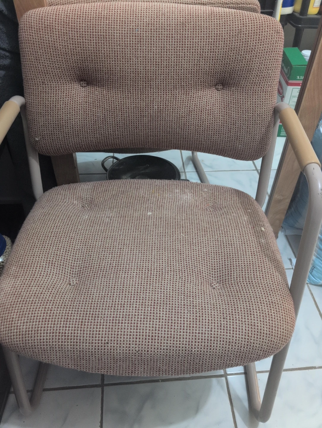 Tan Fabric Office Chair