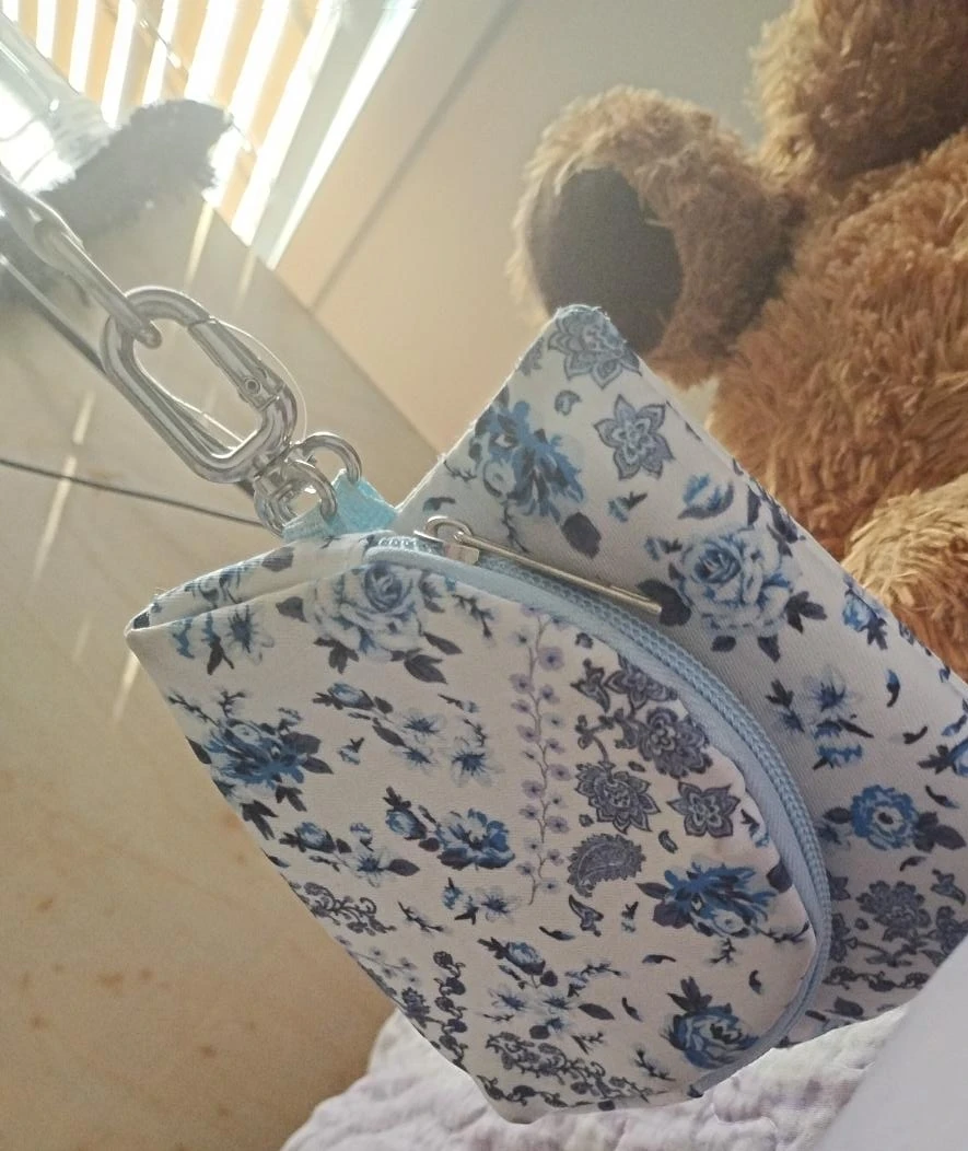 Floral Print Coin Pouch
