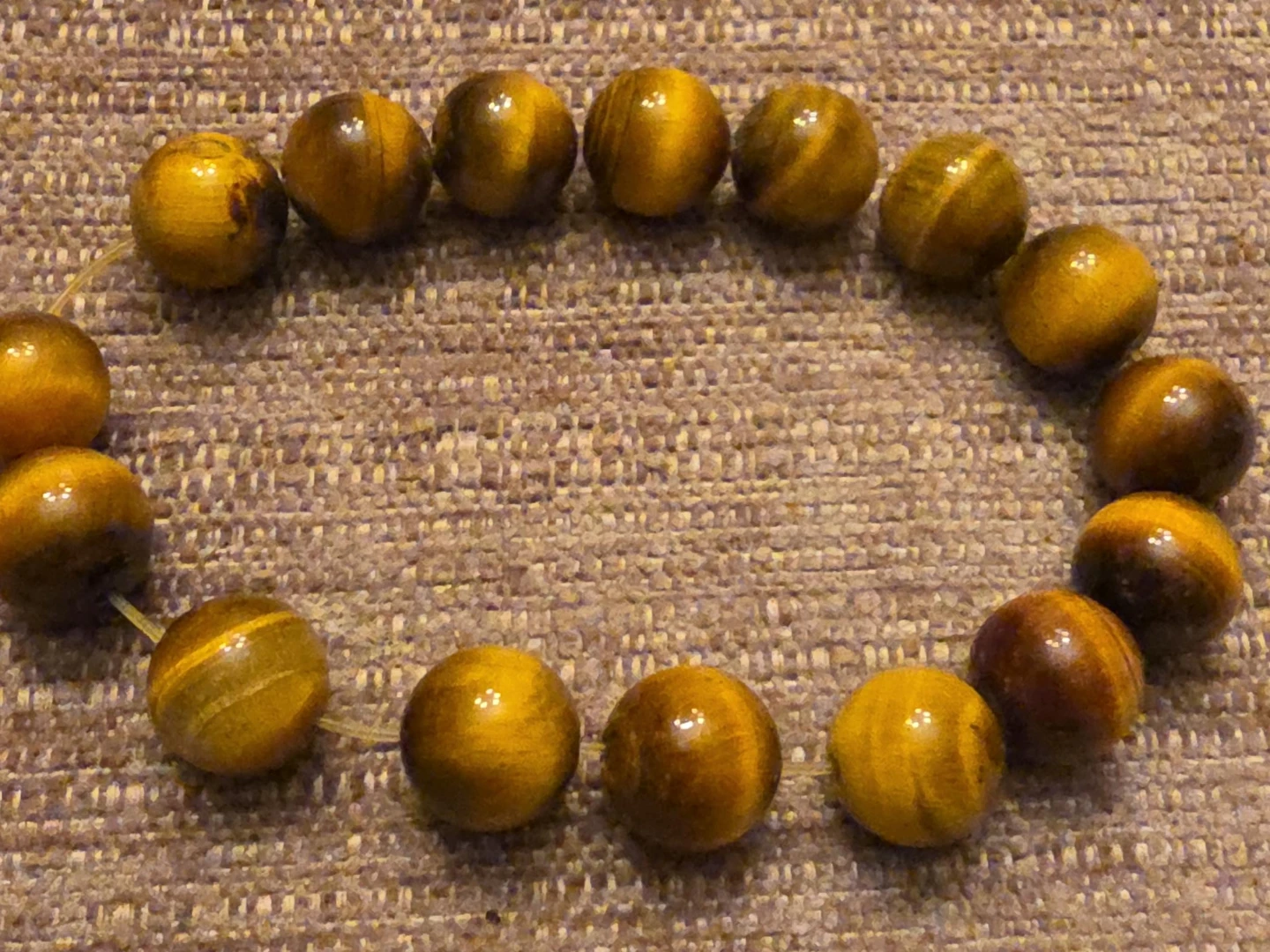 Tiger Eye Bead Bracelet