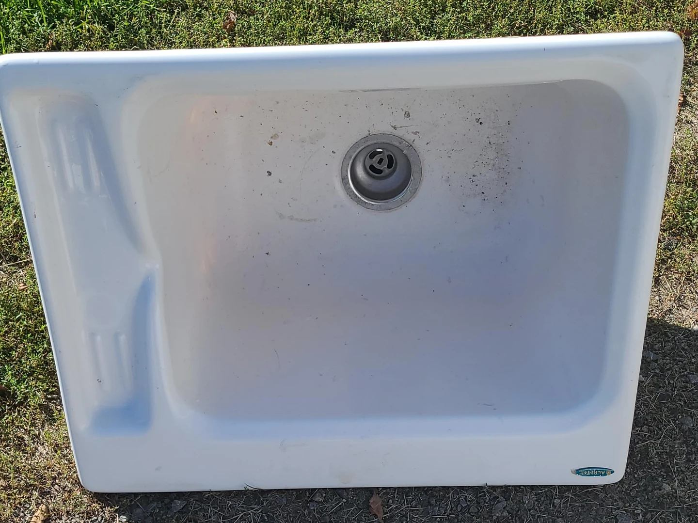 Acritec White Laundry Sink