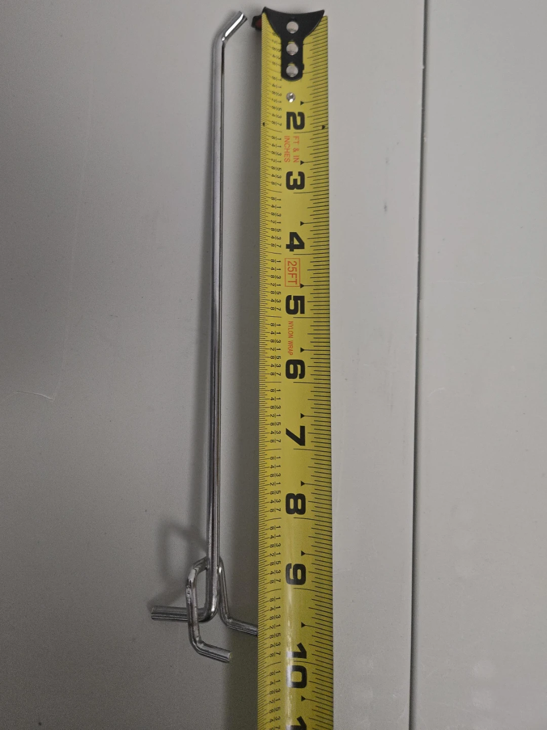 Chrome Pegboard Display Hook