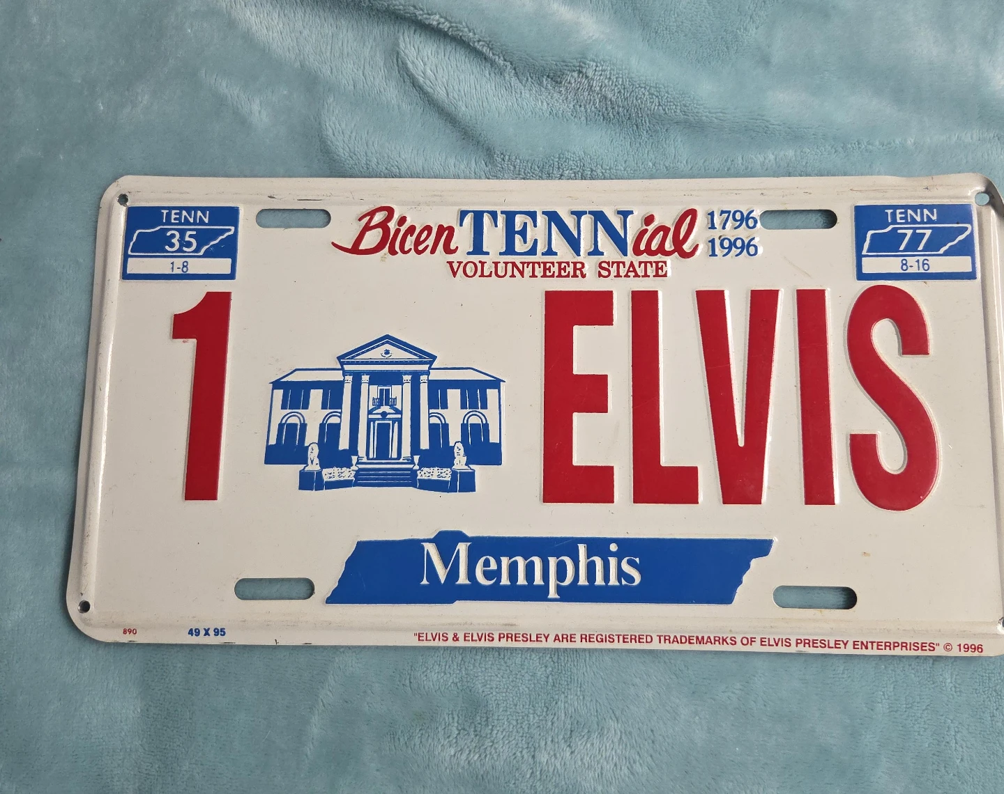 Elvis Presley Themed License Plate