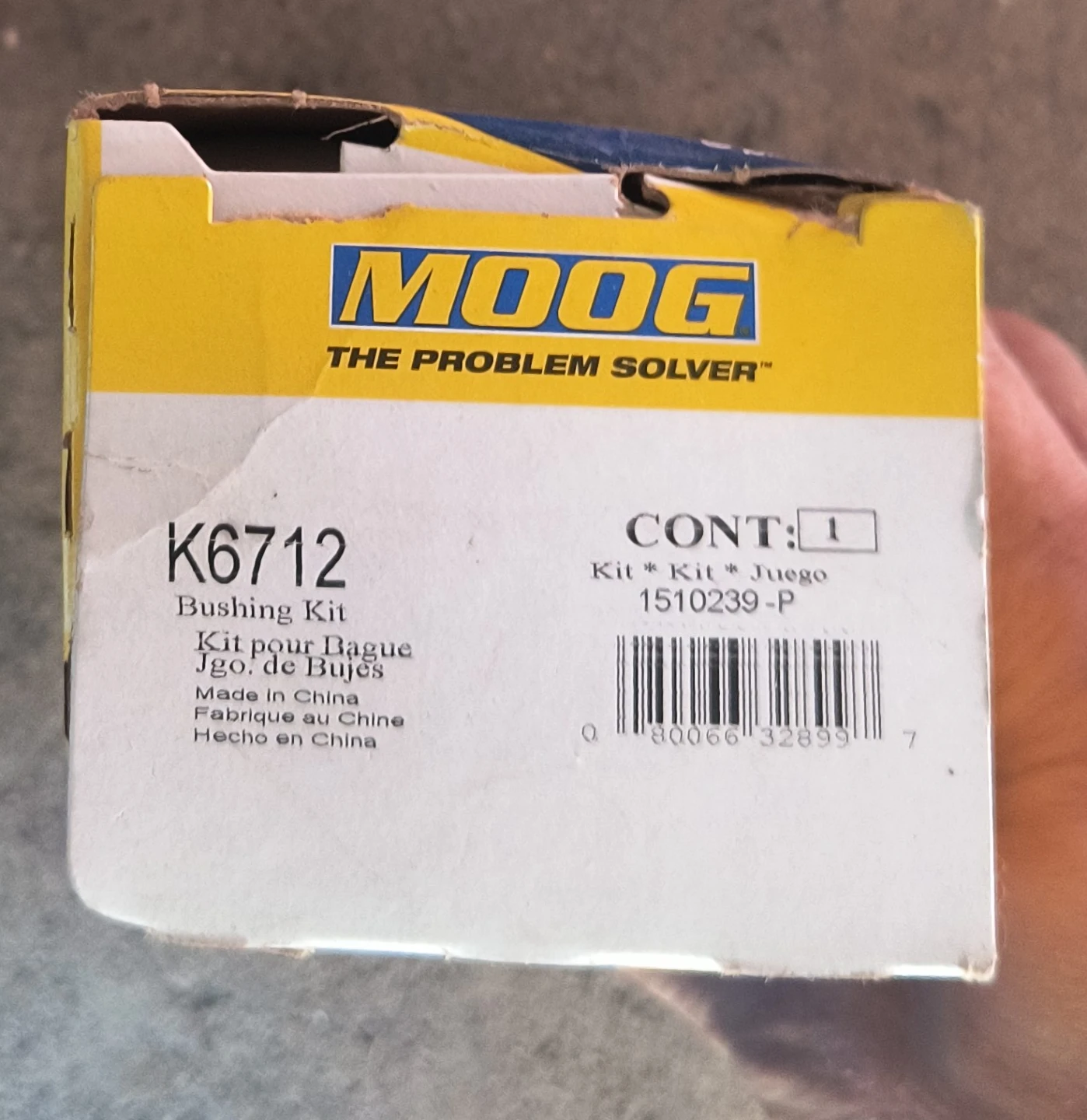 Moog K6712 Bushing Kit