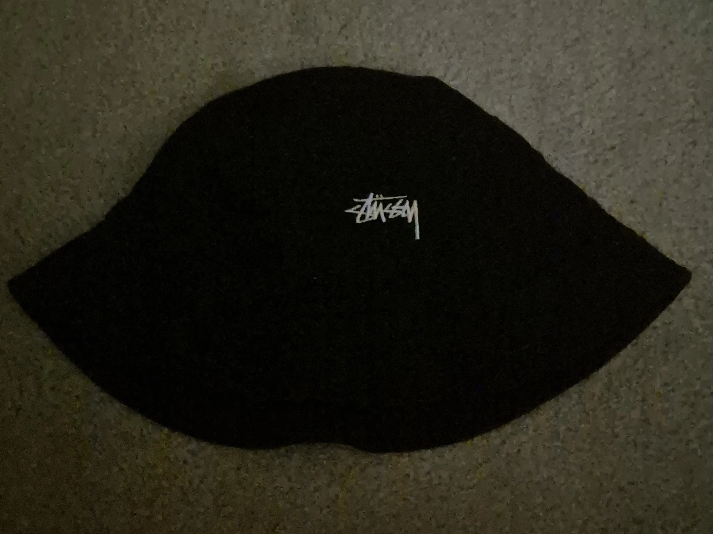 Stussy Black Bucket Hat