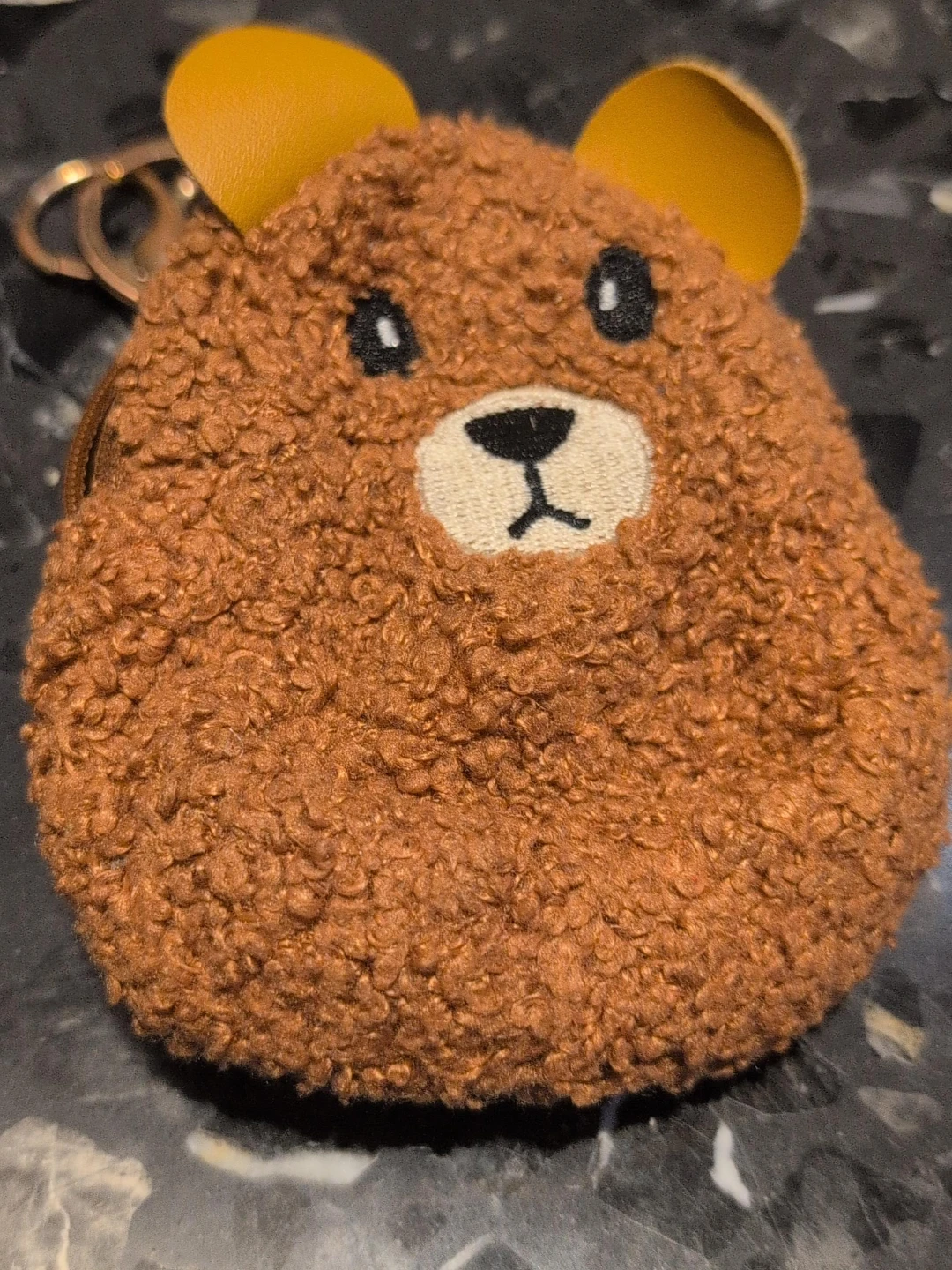 Teddy Bear Key Chain Pouch