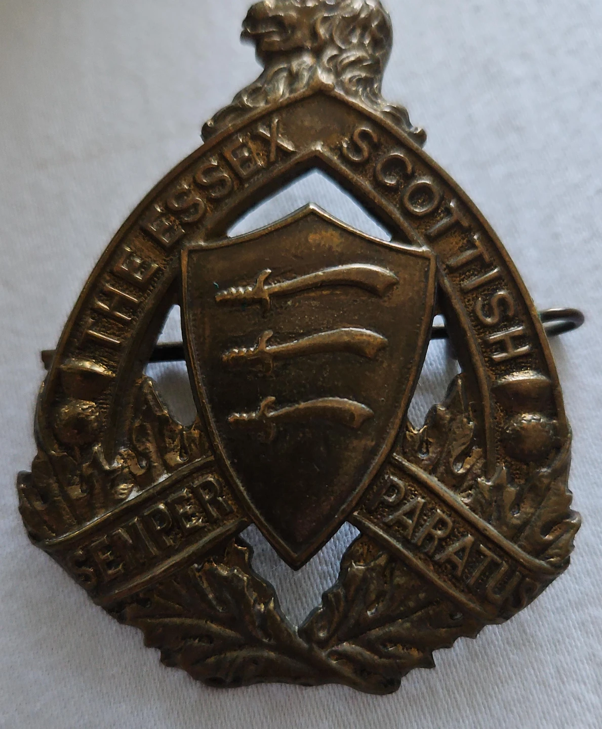 The Essex Scottish Regiment Cap Badge