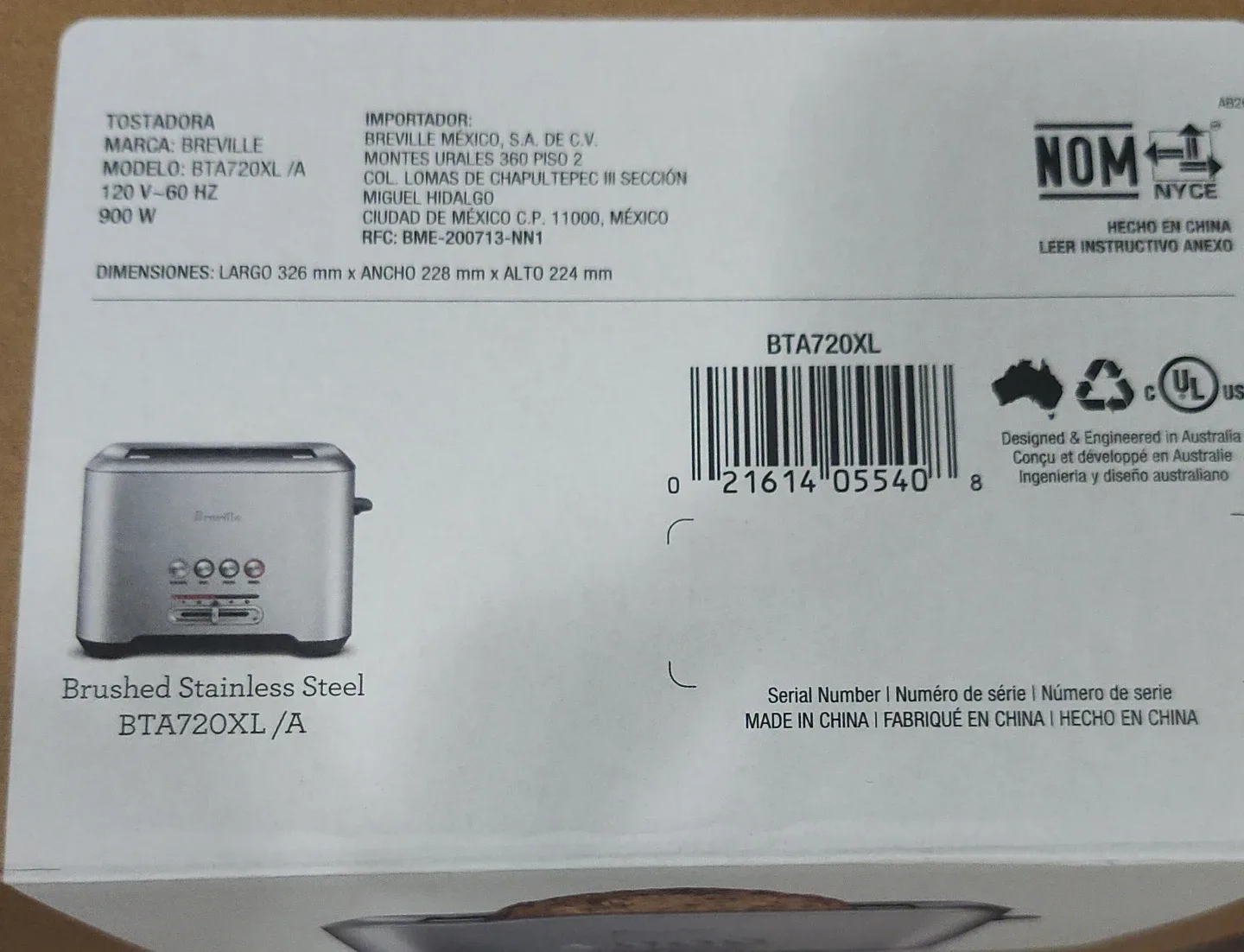Brand New(Original Box)Breville A Bit More 2-Slice Toaster - photo 2