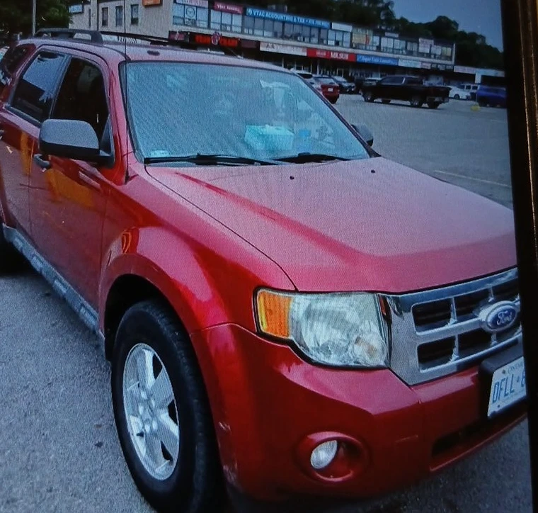 Red Ford Escape SUV 2012