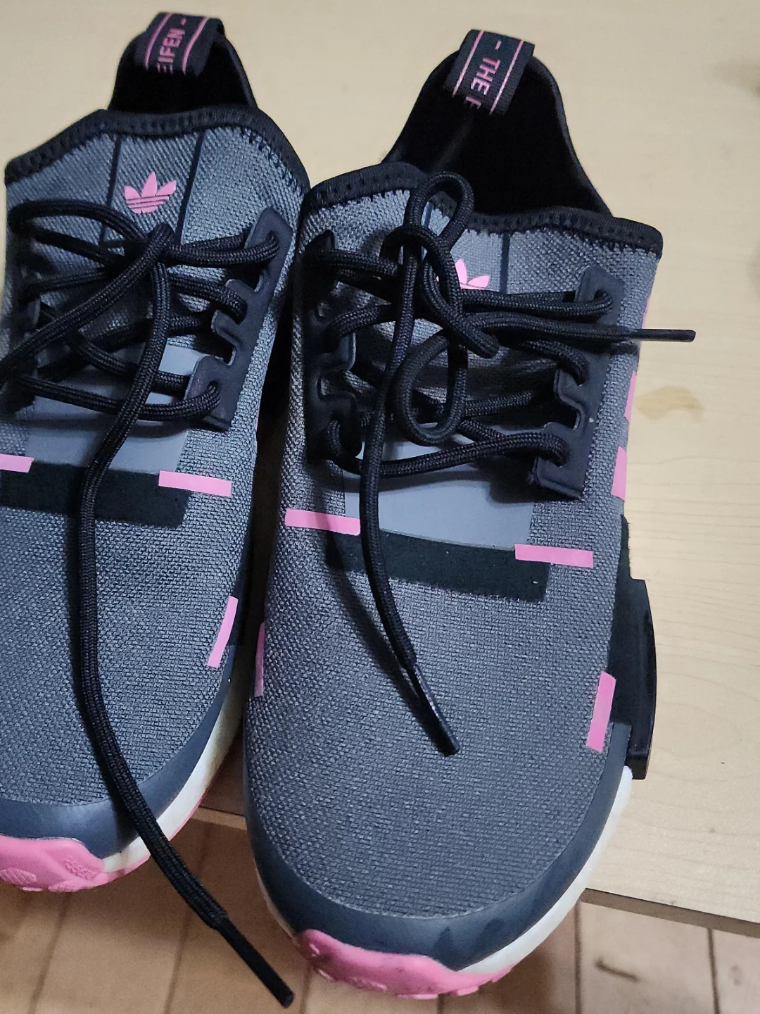 Adidas NMD Sneakers Gray and Pink