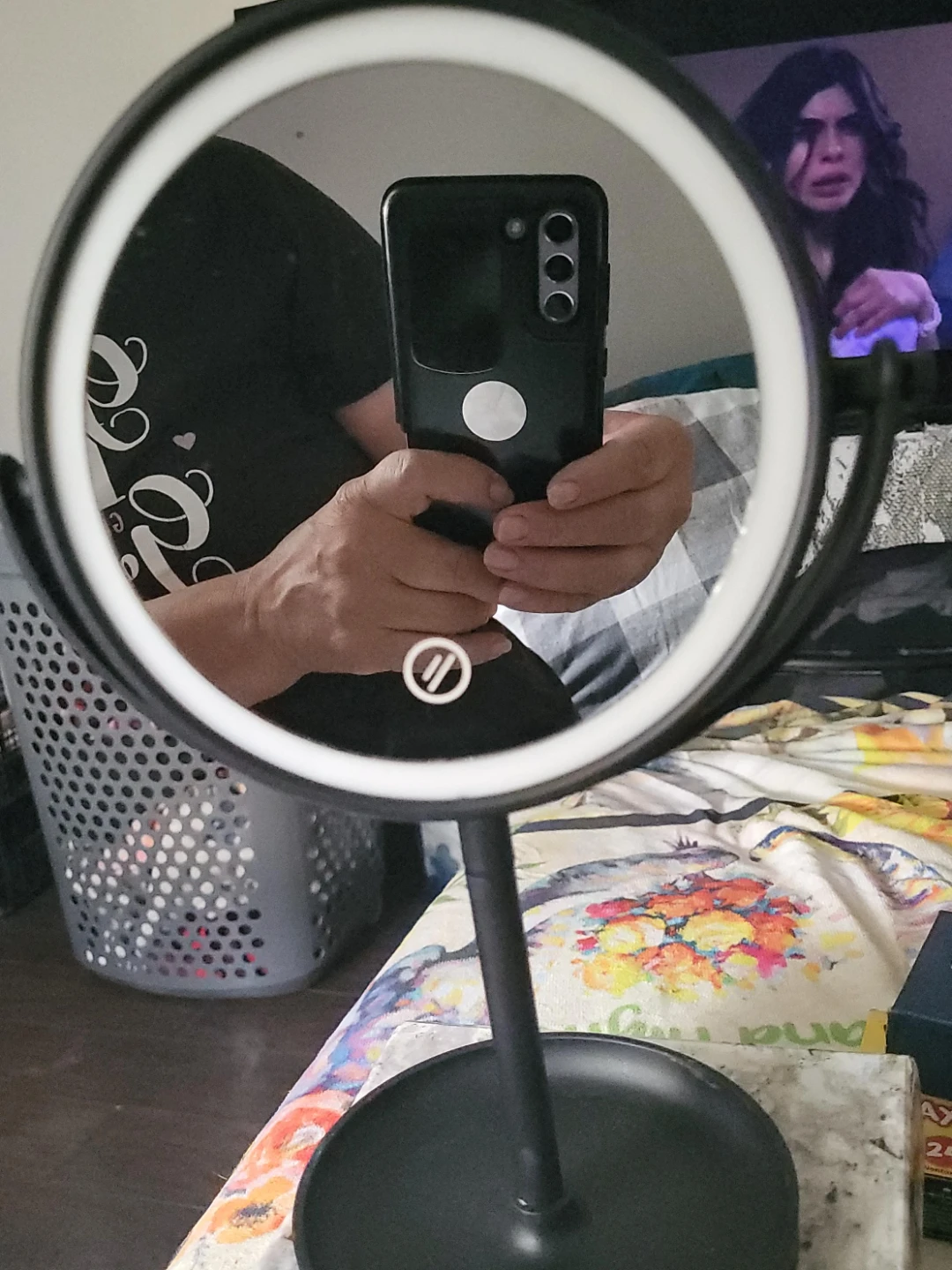 LED Lighted Tabletop Vanity Mirror