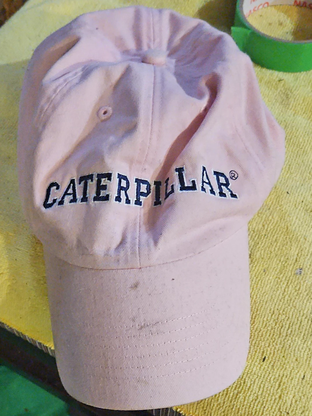 Caterpillar Pink Baseball Cap