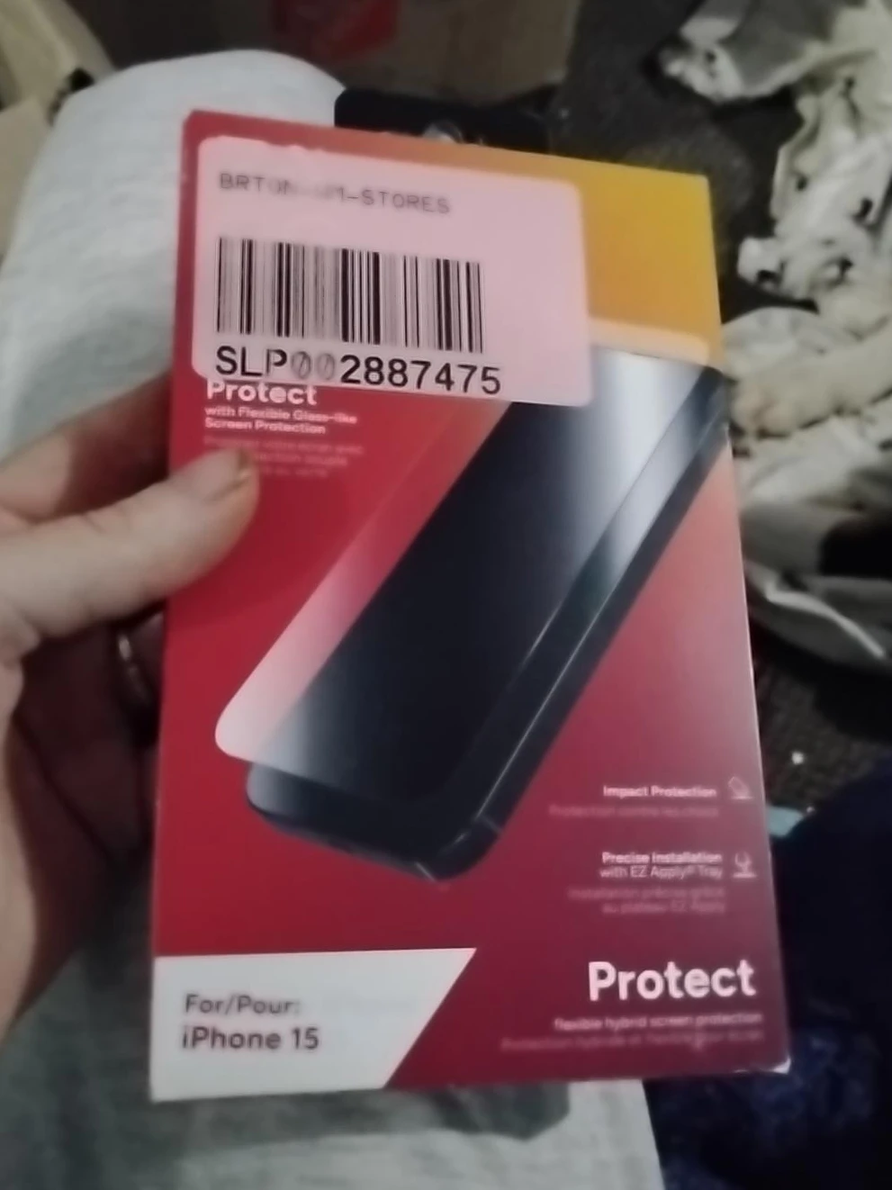 InvisibleShield Protect Screen Protector for iPhone 15