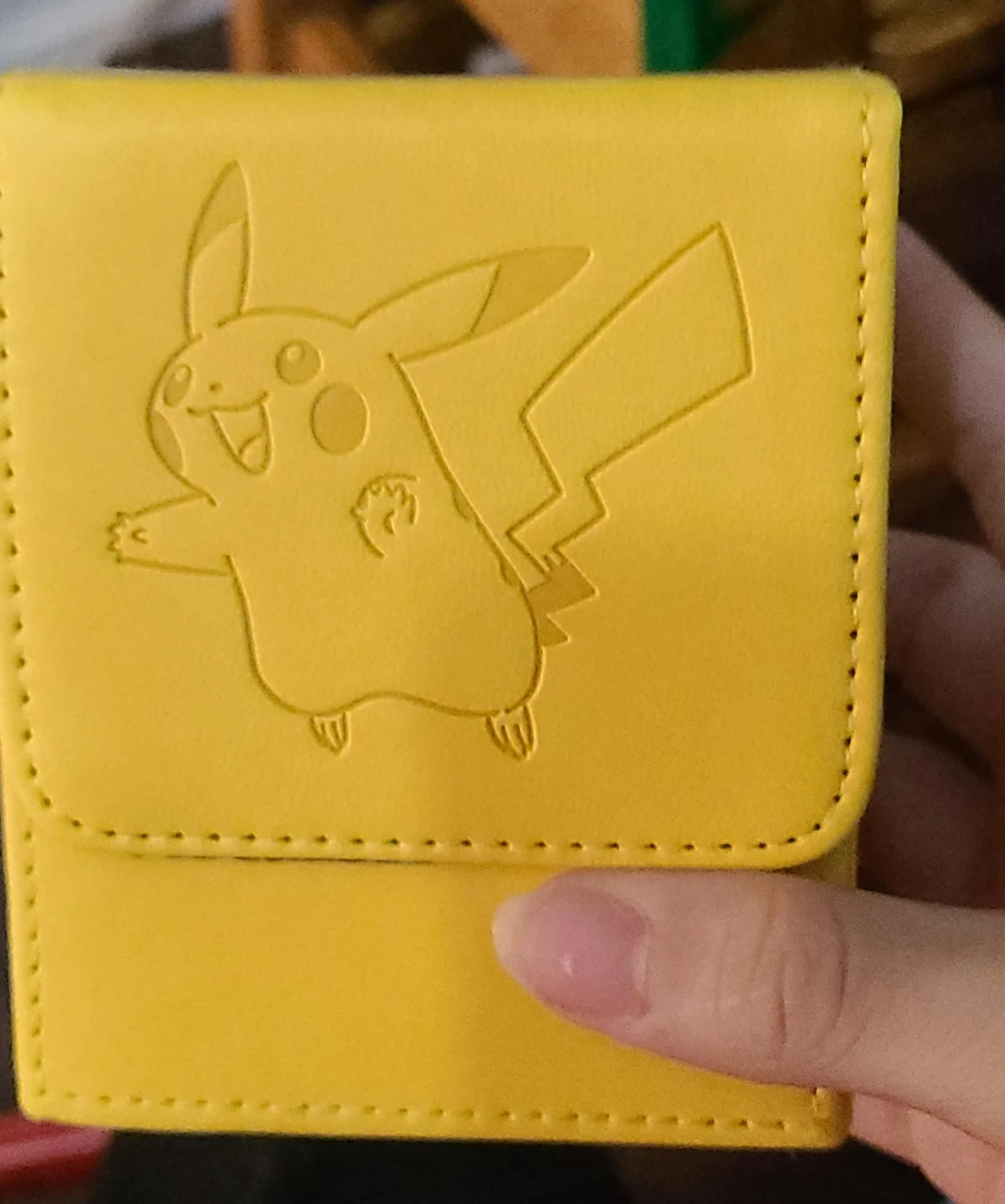 Ultra PRO Yellow Pikachu Card Deck Box