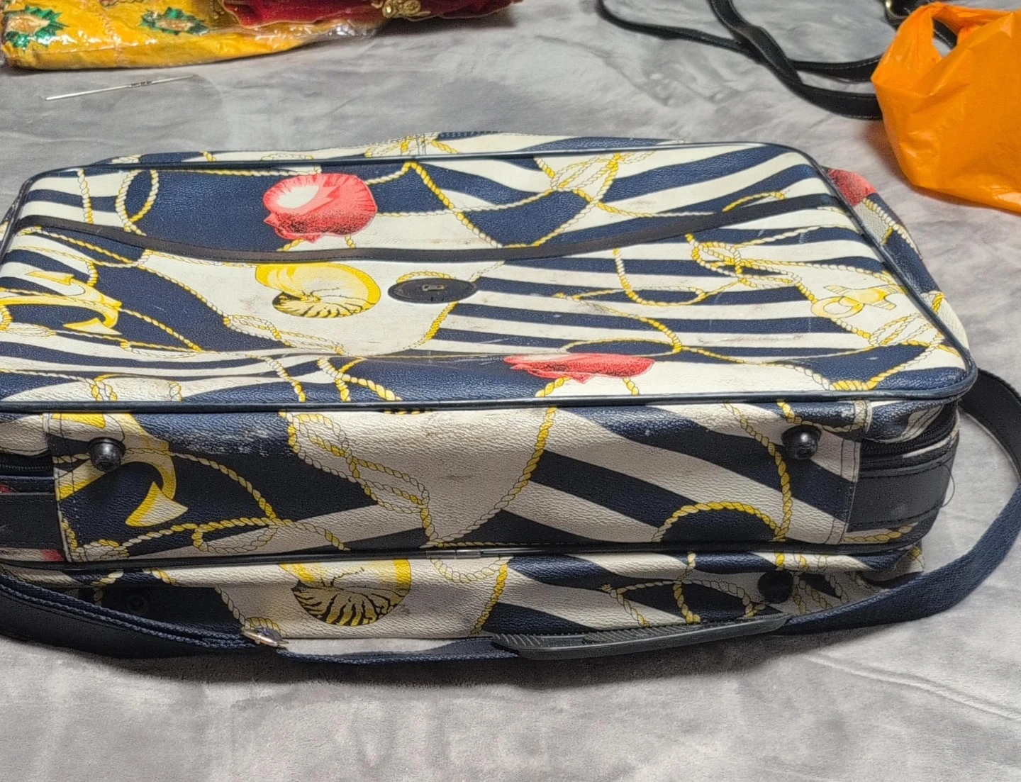 Nautical Print Travel Bag